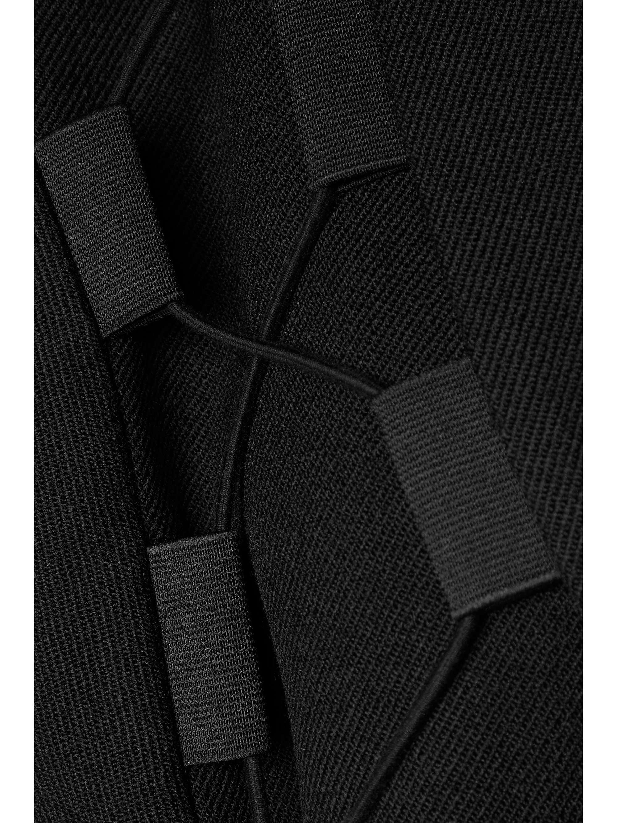 JACQUEMUS Le Manteau Lacciu tie-detailed wool-twill coat
