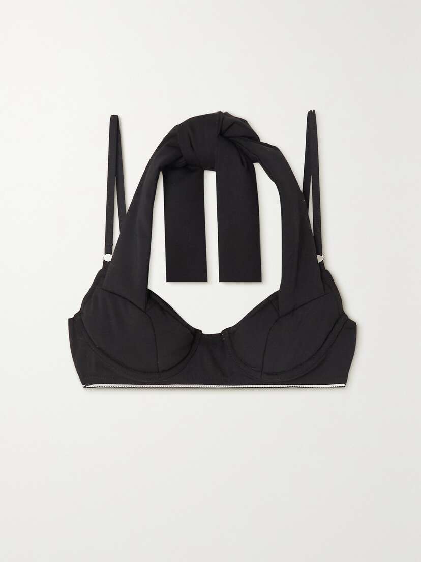 Jacquemus Cuscinu Wool-blend Halterneck Bra Top