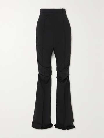 자크뮈스 팬츠 JACQUEMUS Merria stretch-wool flared pants,Black
