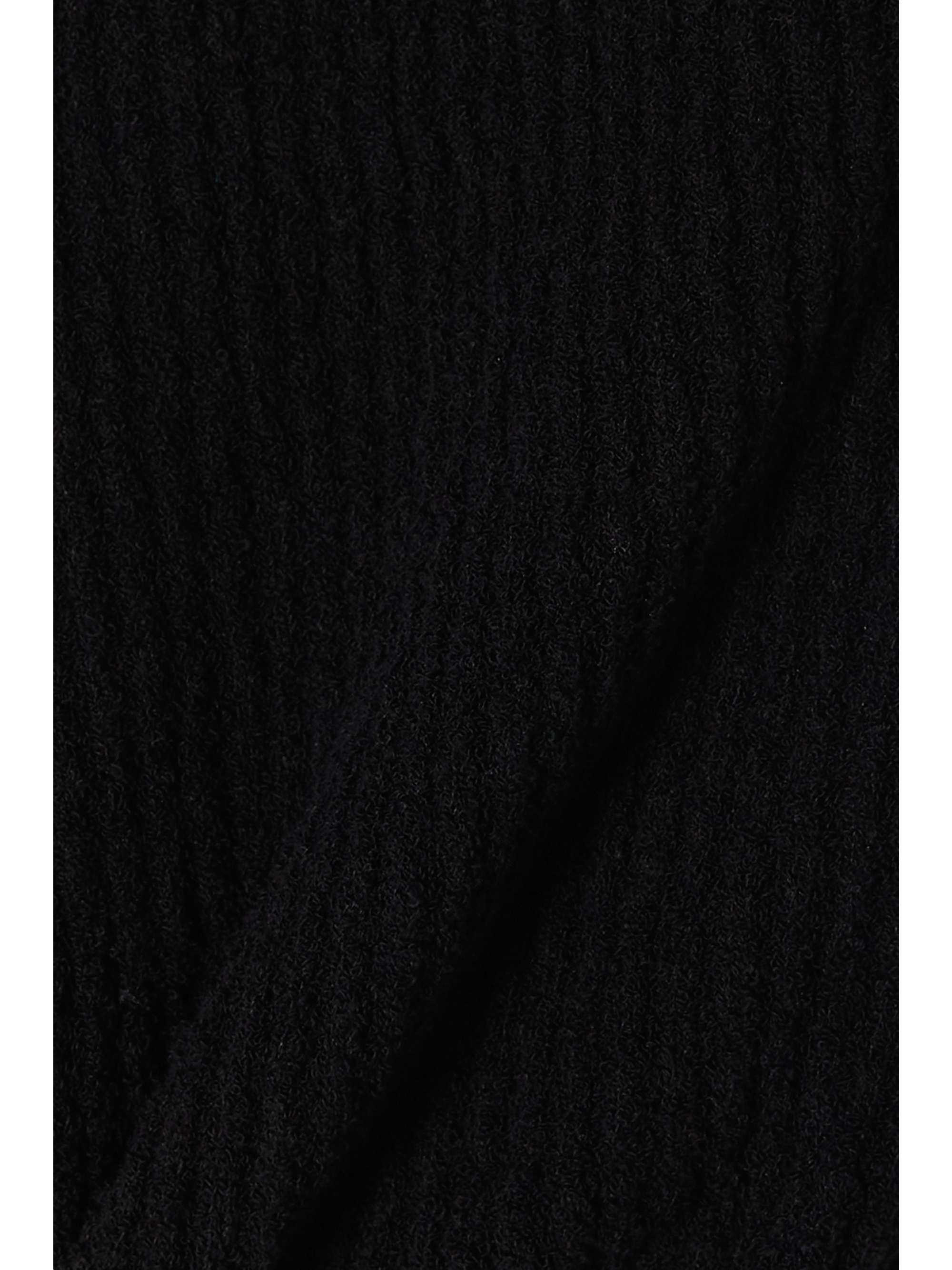 JACQUEMUS Le haut Noue twist-front ribbed cotton-blend top