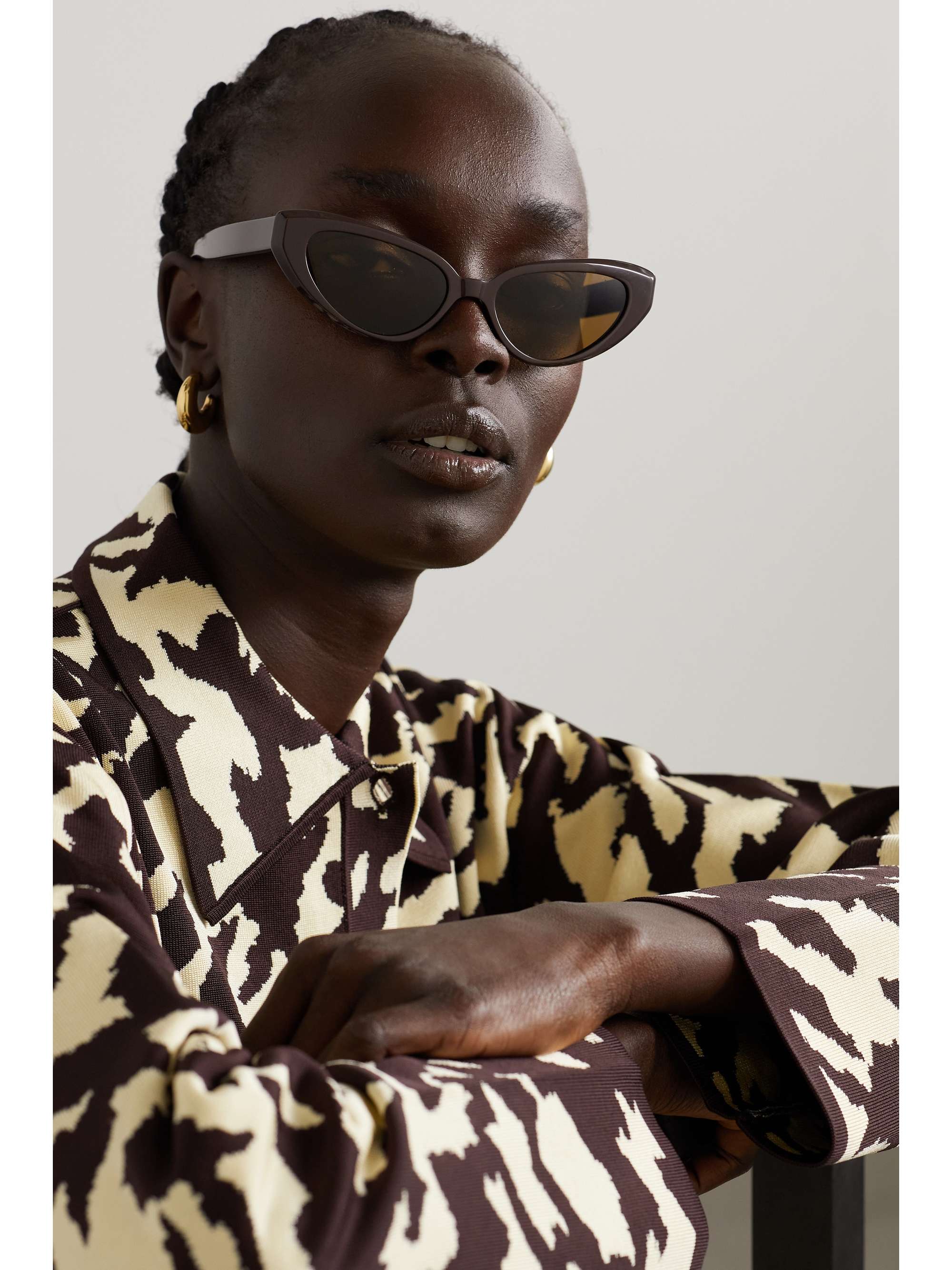 KIMEZE Zawe cat-eye acetate sunglasses