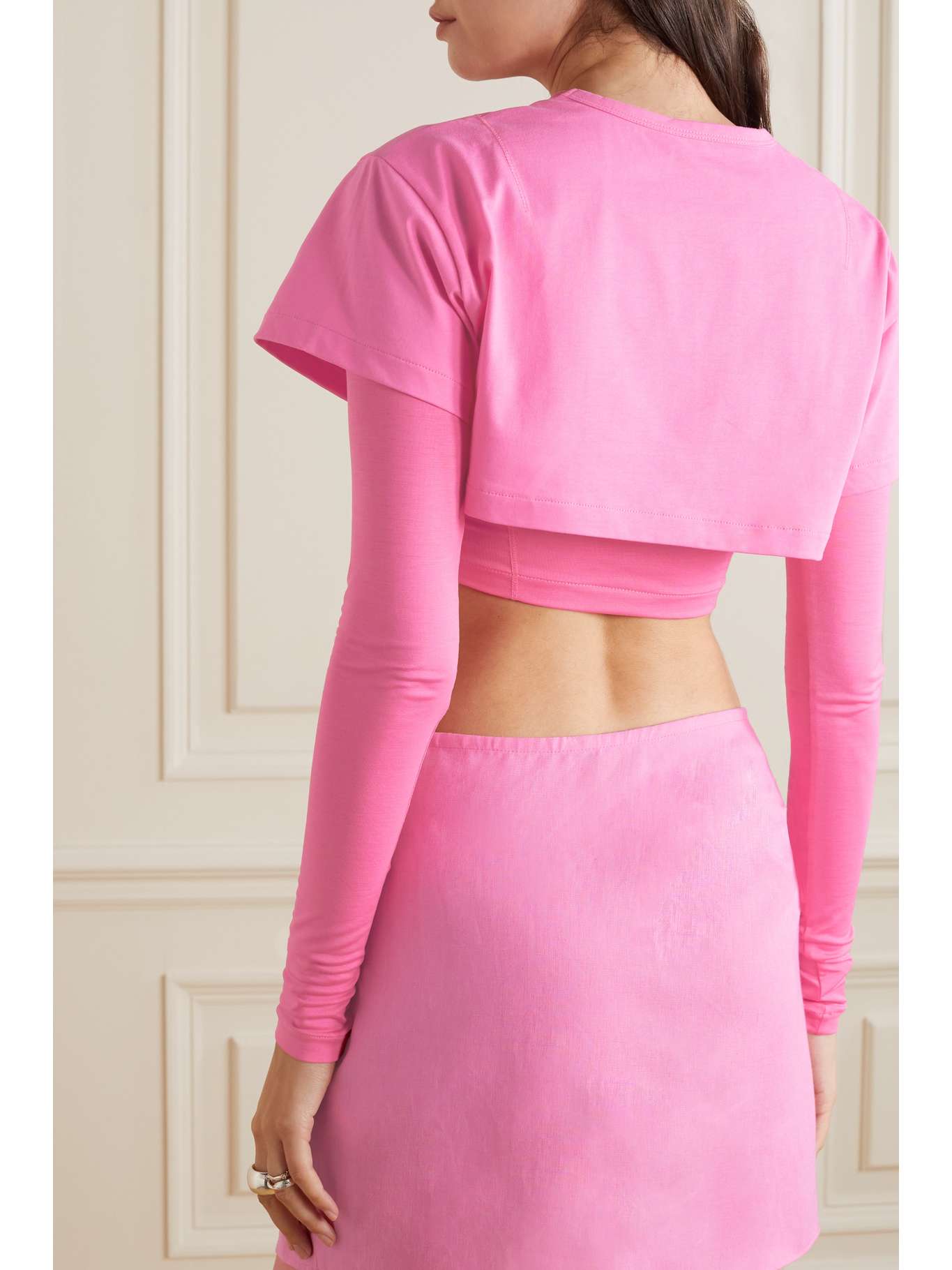 jacquemus t shirt pink