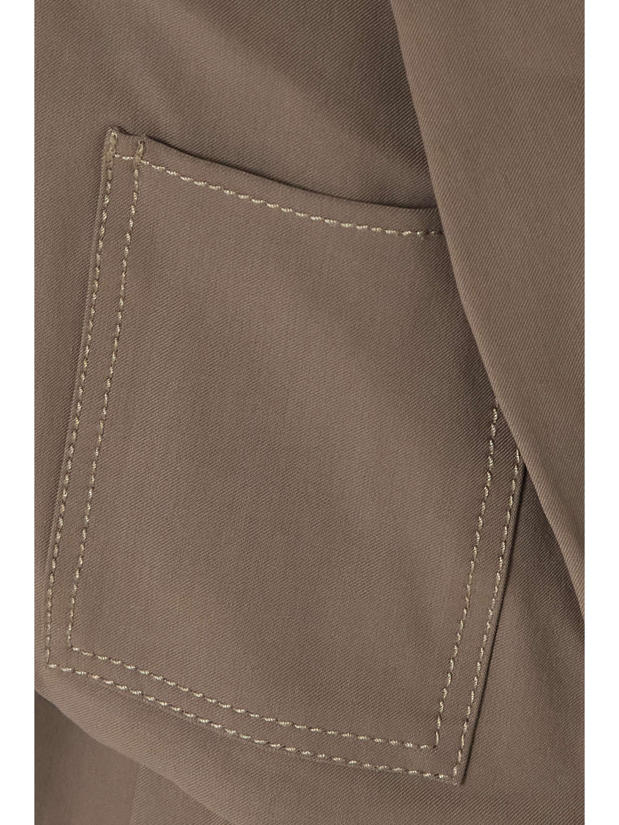 JACQUEMUS One-shoulder twill midi dress