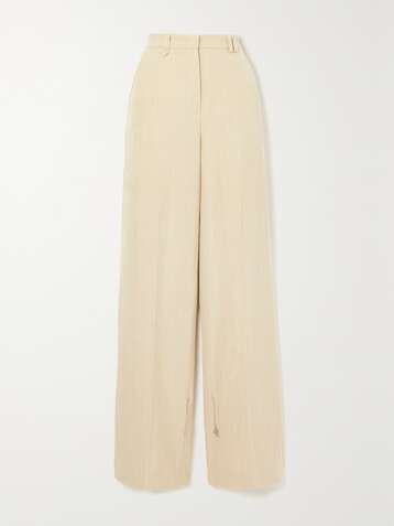 자크뮈스 팬츠 JACQUEMUS Astouin convertible crepe tapered pants,Beige