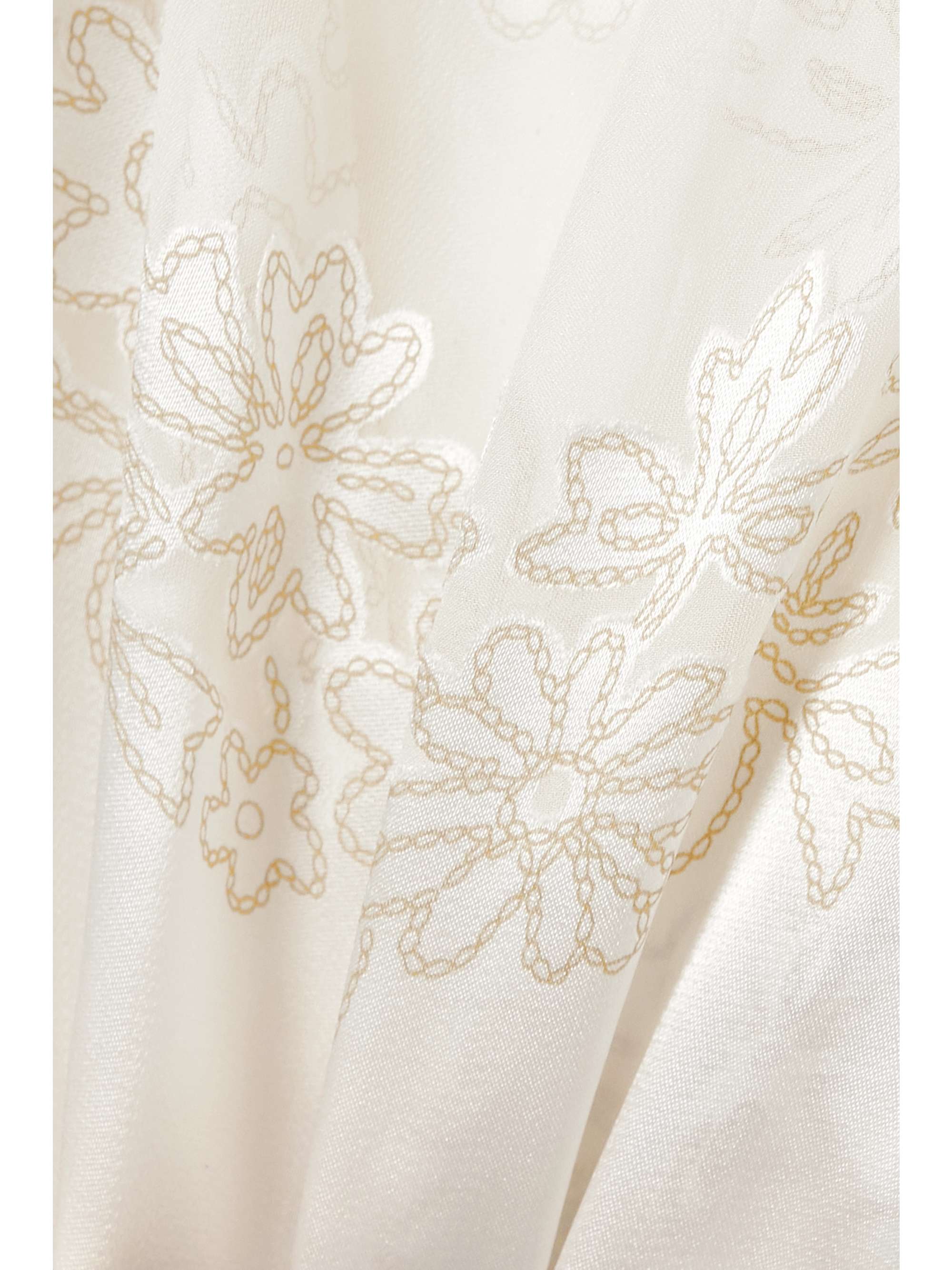 JACQUEMUS Le Haut Tombolo open-back embroidered tulle and satin-jacquard tank