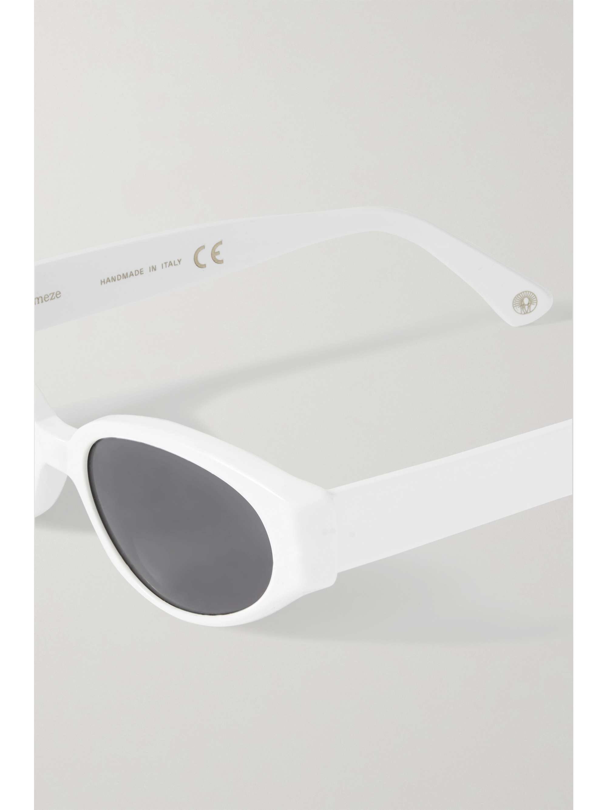 KIMEZE Gabriel oval-frame acetate sunglasses