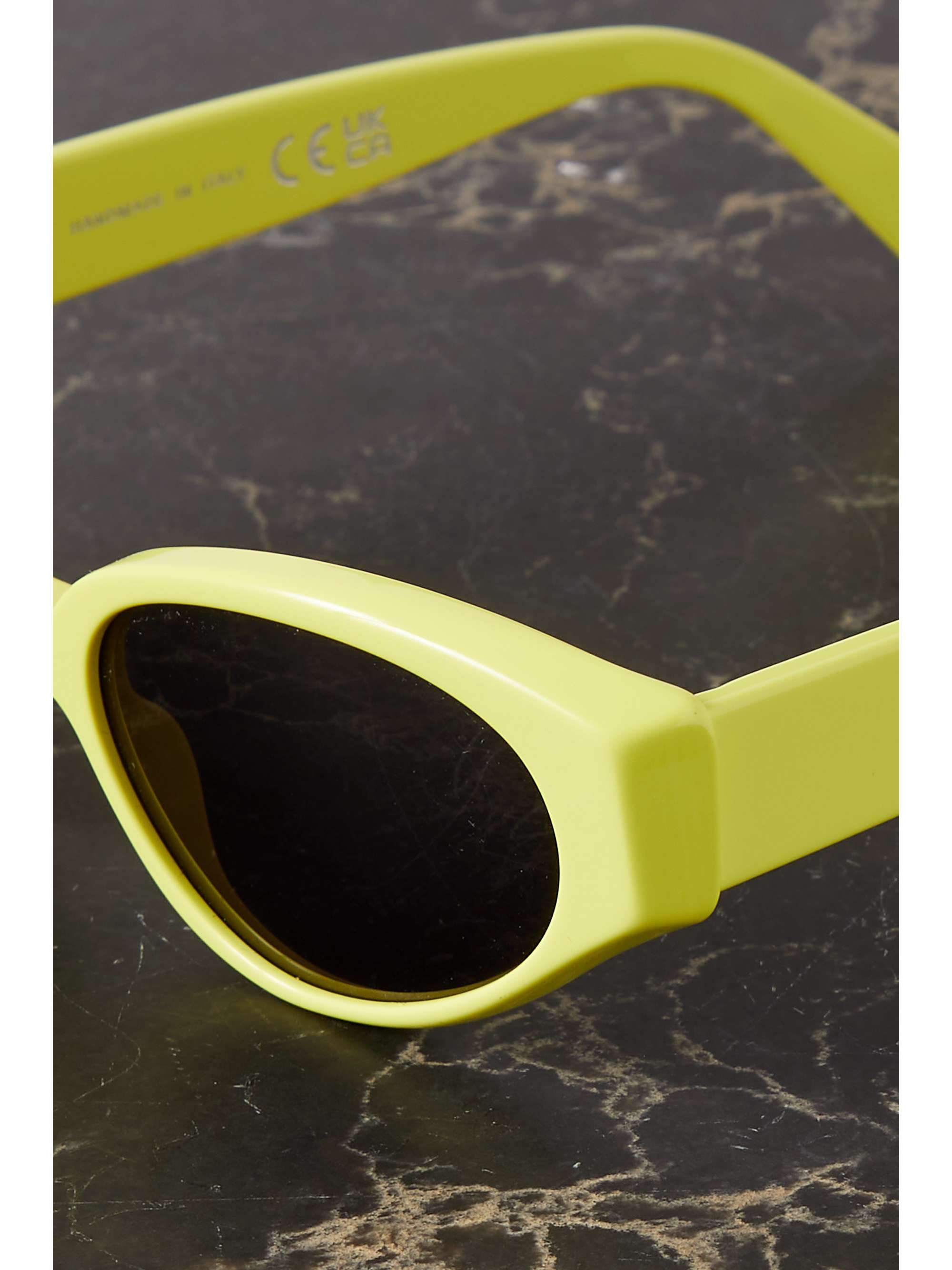 KIMEZE Gabriel oval-frame acetate sunglasses