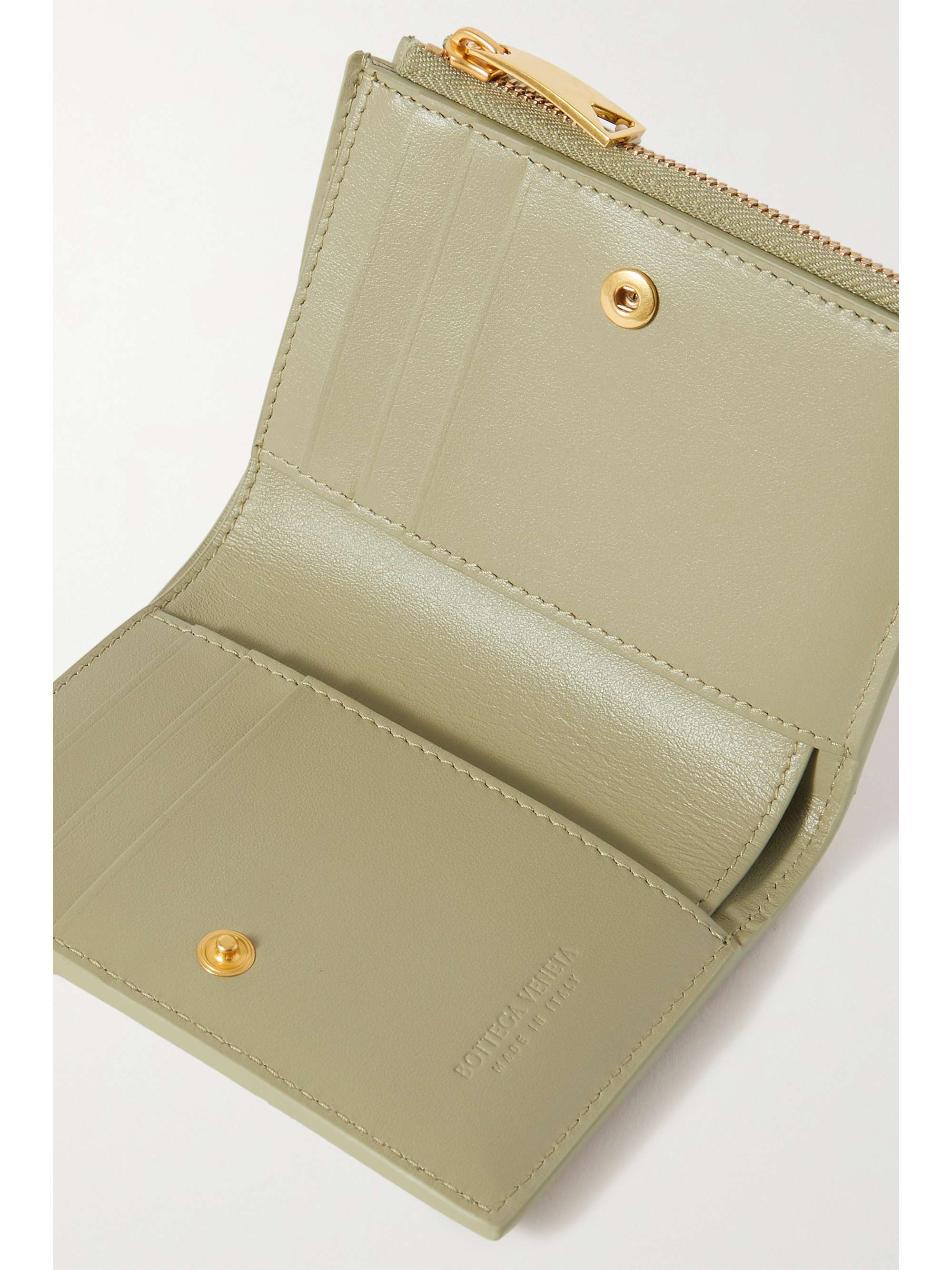 BOTTEGA VENETA Cassette intrecciato leather wallet