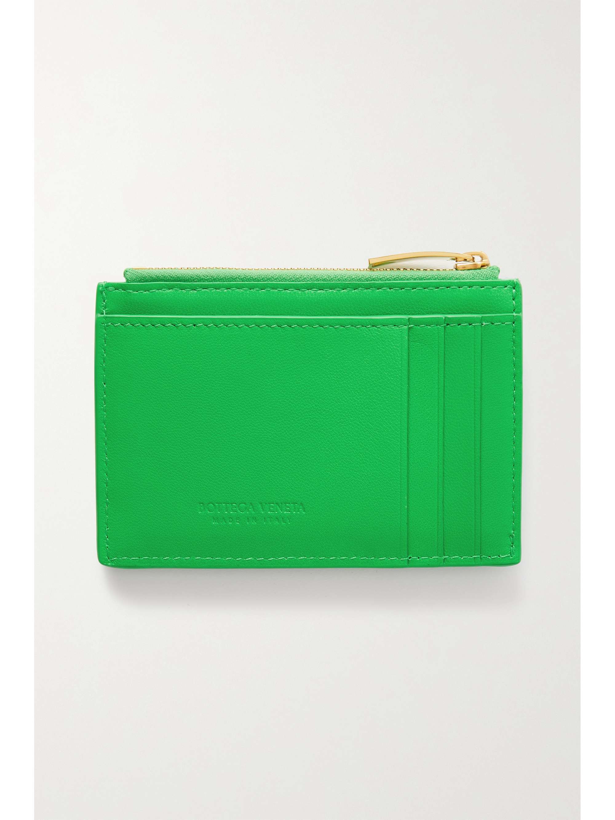 BOTTEGA VENETA Cassette intrecciato leather cardholder