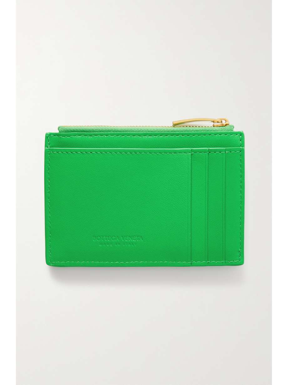 BOTTEGA Cassette intrecciato leather cardholder NETAPORTER
