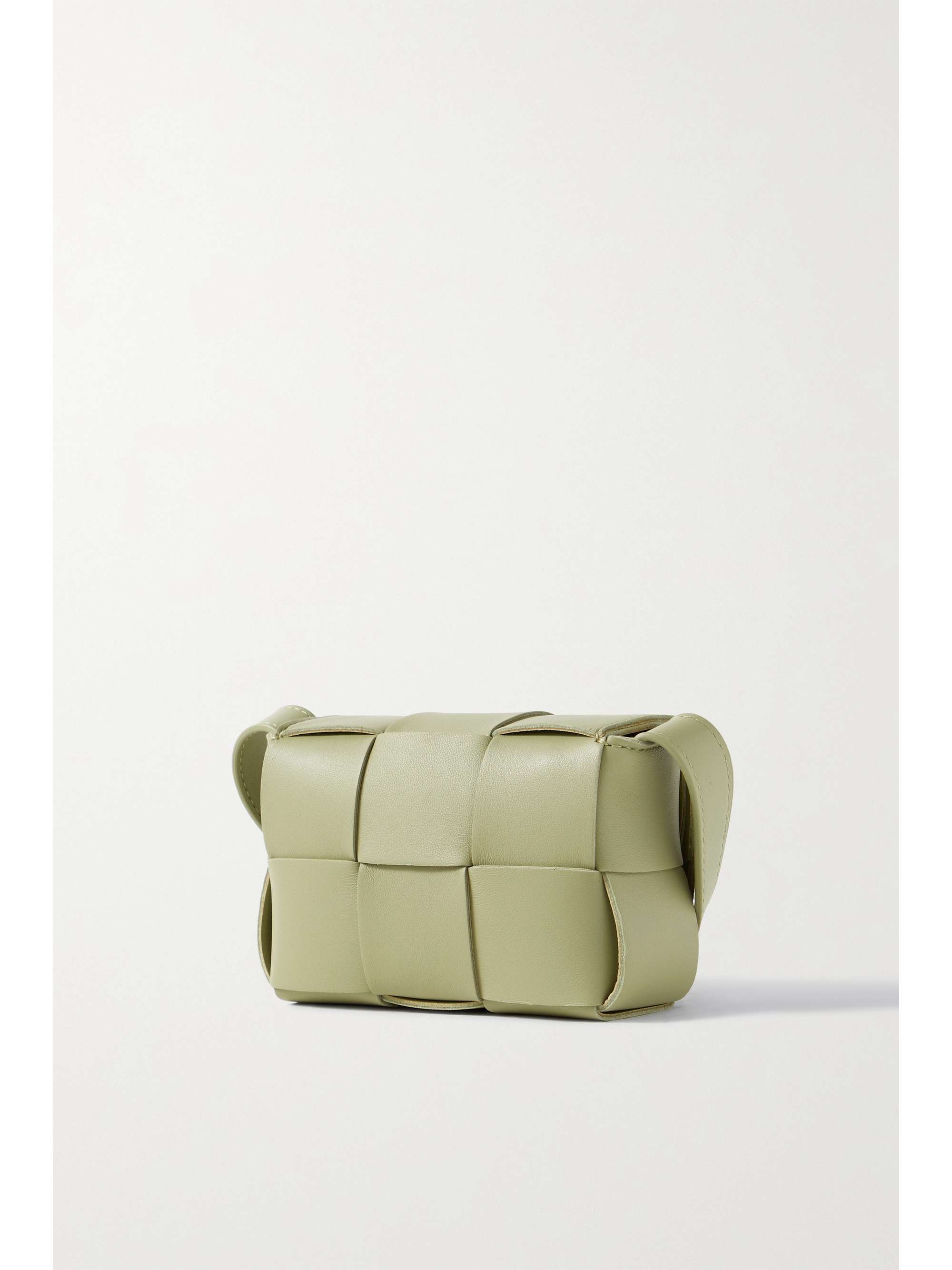 BOTTEGA VENETA Cassette mini intrecciato leather shoulder bag