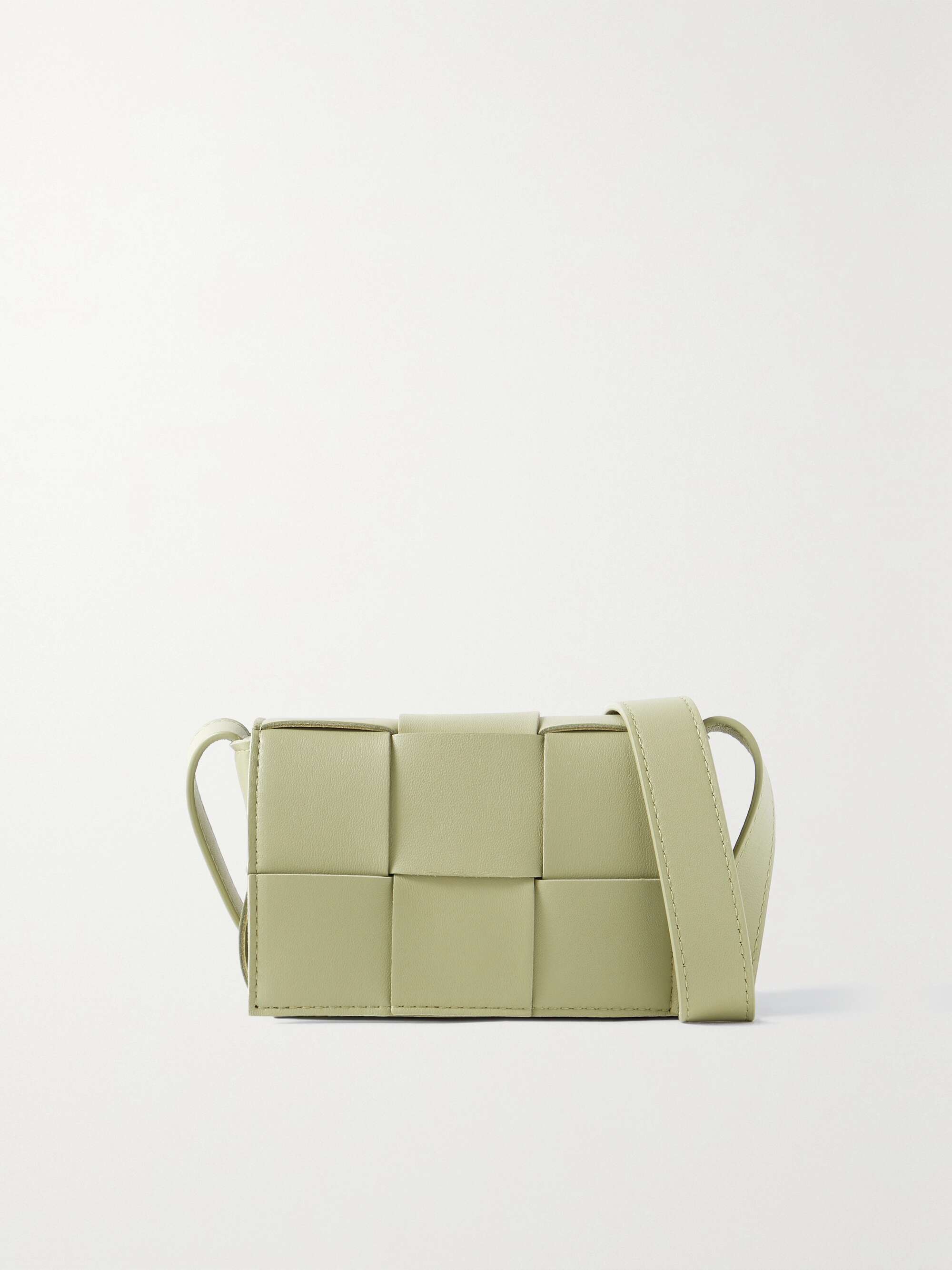 Bottega Veneta® Women's Mini Cassette Camera Bag in Travertine. Shop online  now.