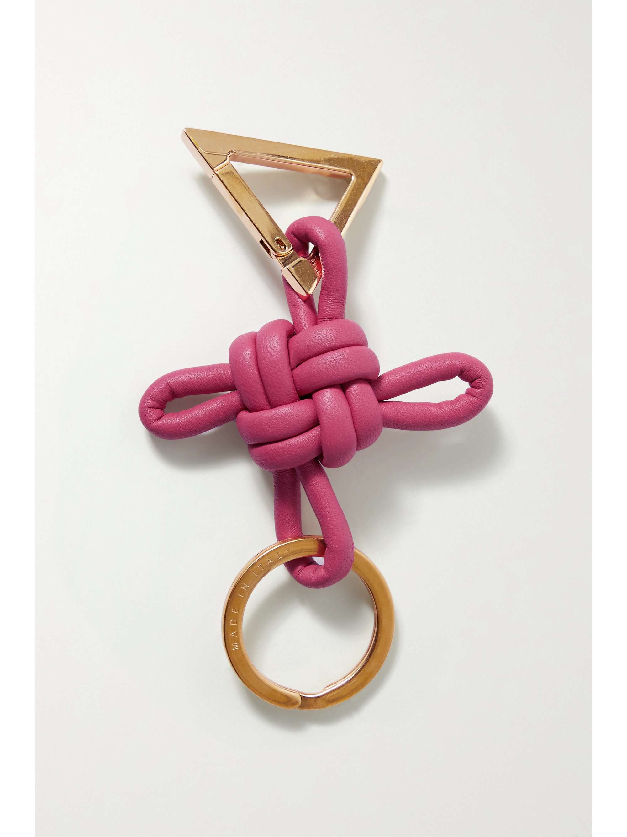 BOTTEGA VENETA Knotted leather keyring