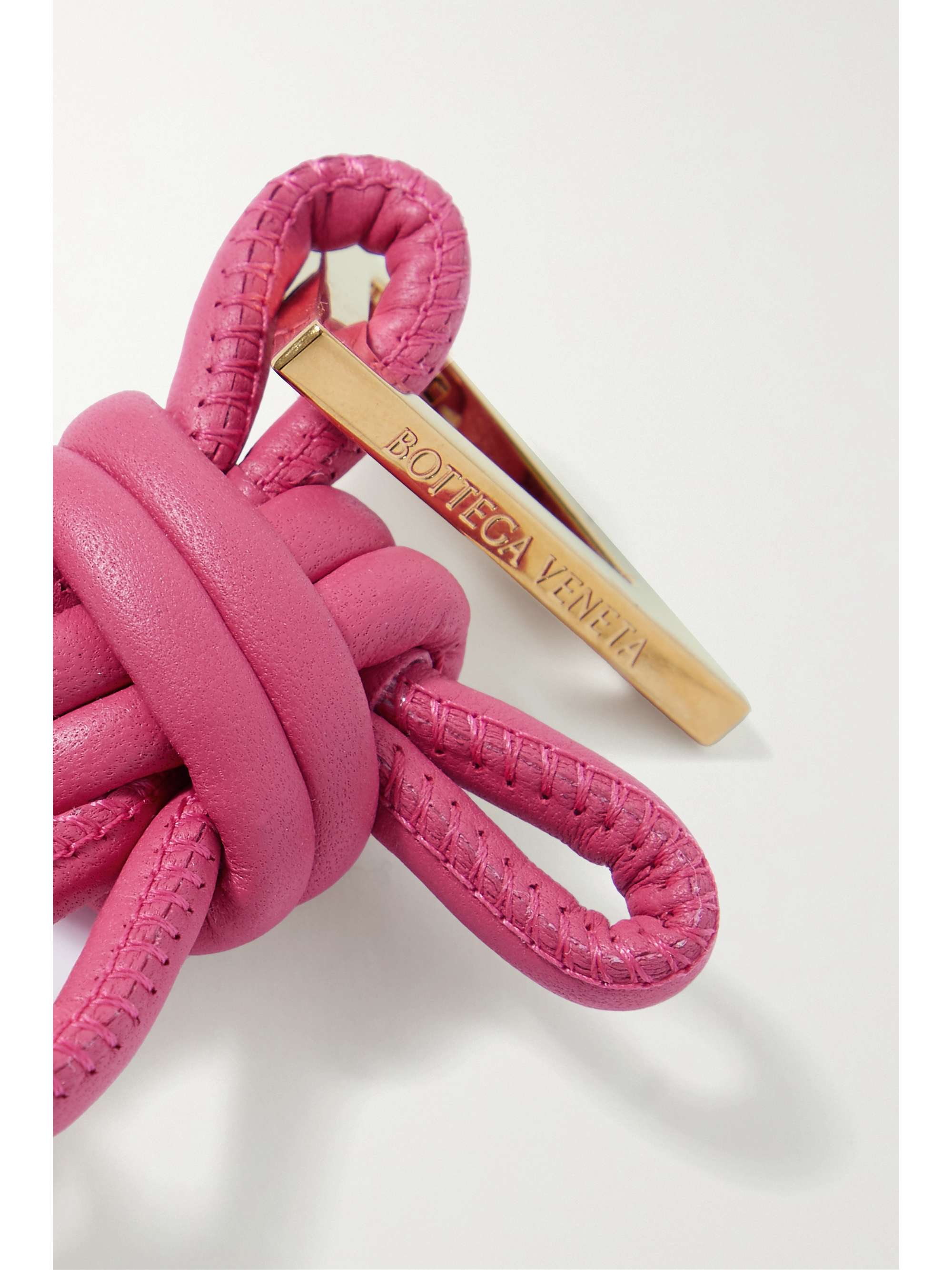 BOTTEGA VENETA Knotted leather keyring