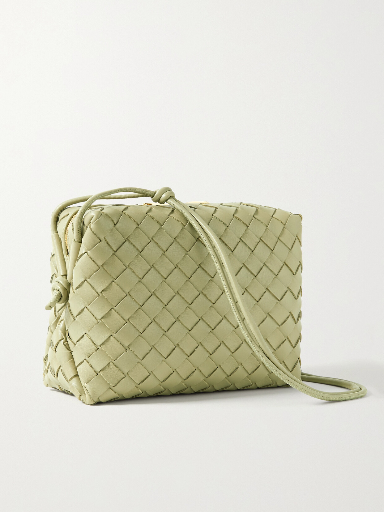 Bottega Veneta Loop Small Intrecciato Leather Shoulder Bag