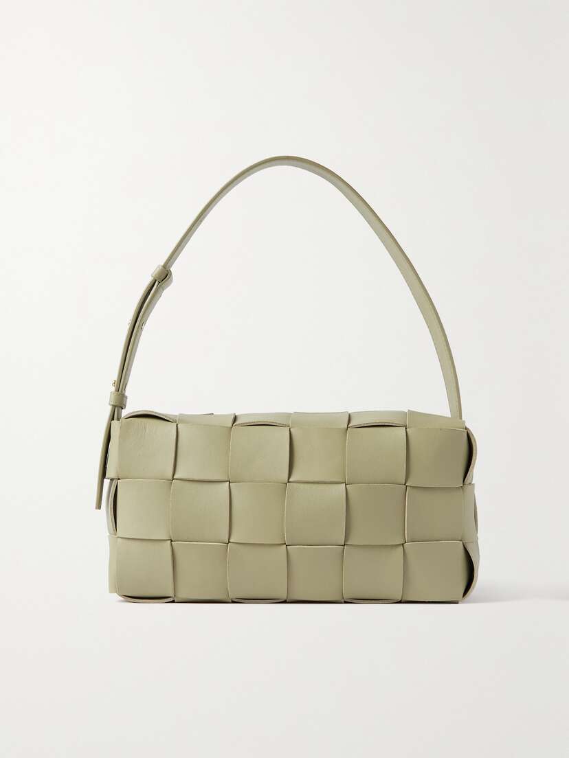 Bottega Veneta Cassette Intrecciato Leather Shoulder Bag
