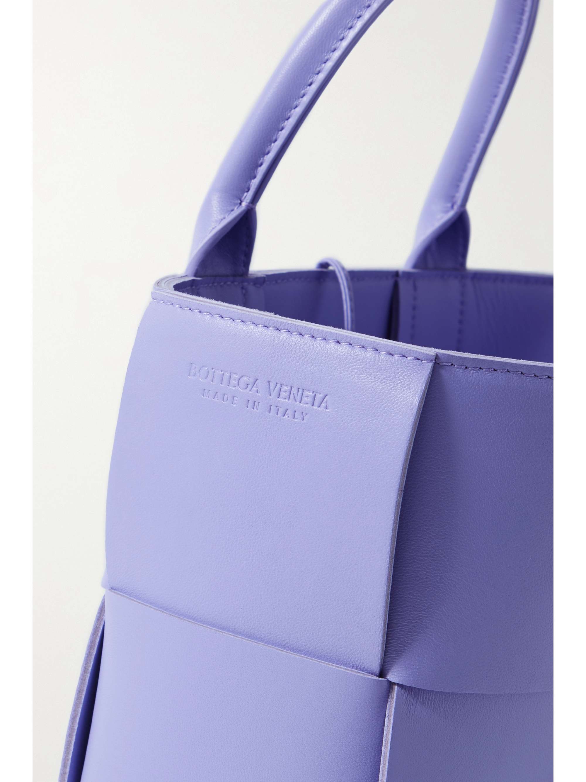 BOTTEGA VENETA Arco mini intrecciato textured-leather tote