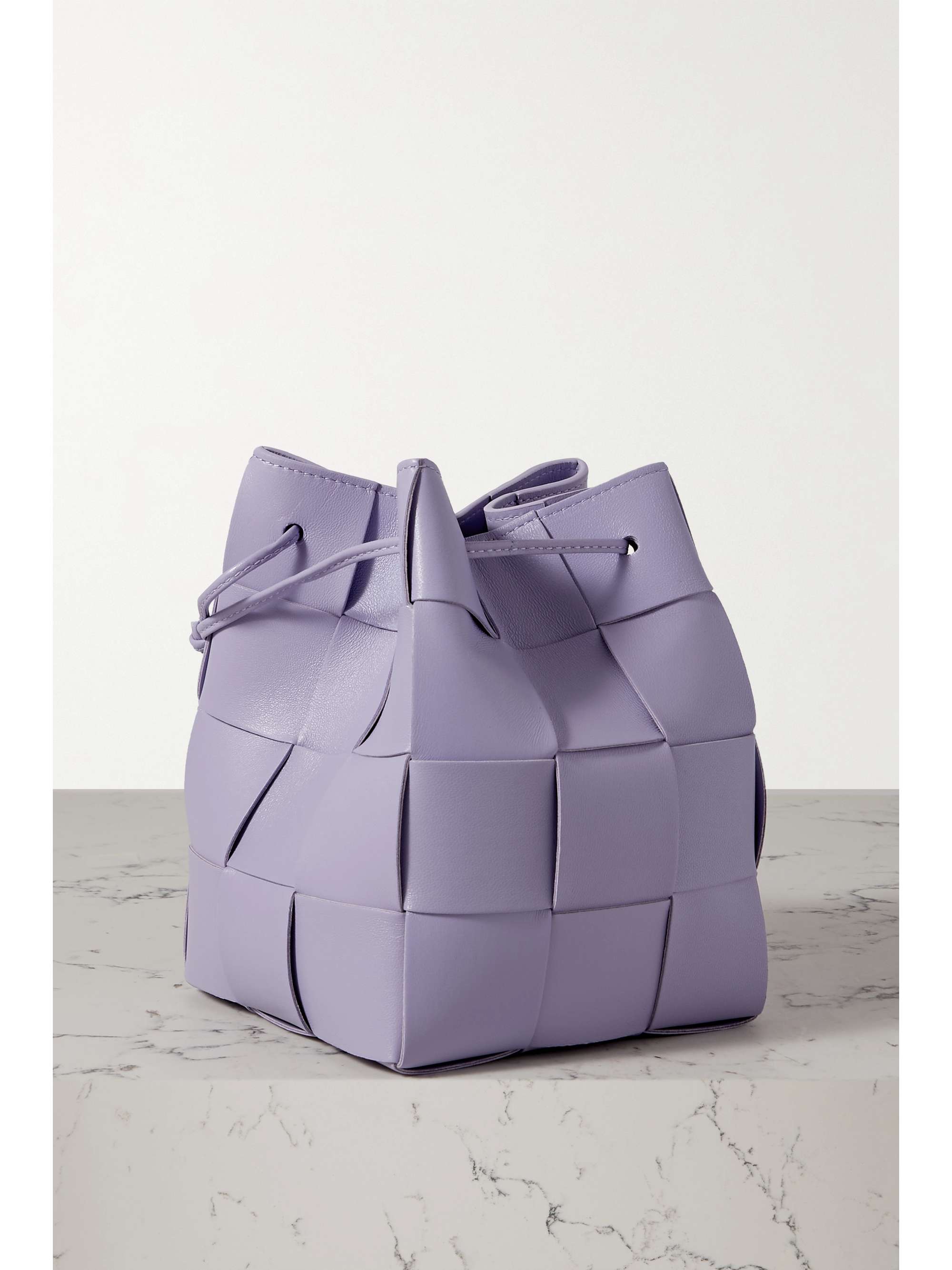 BOTTEGA VENETA Cassette small intrecciato leather bucket bag