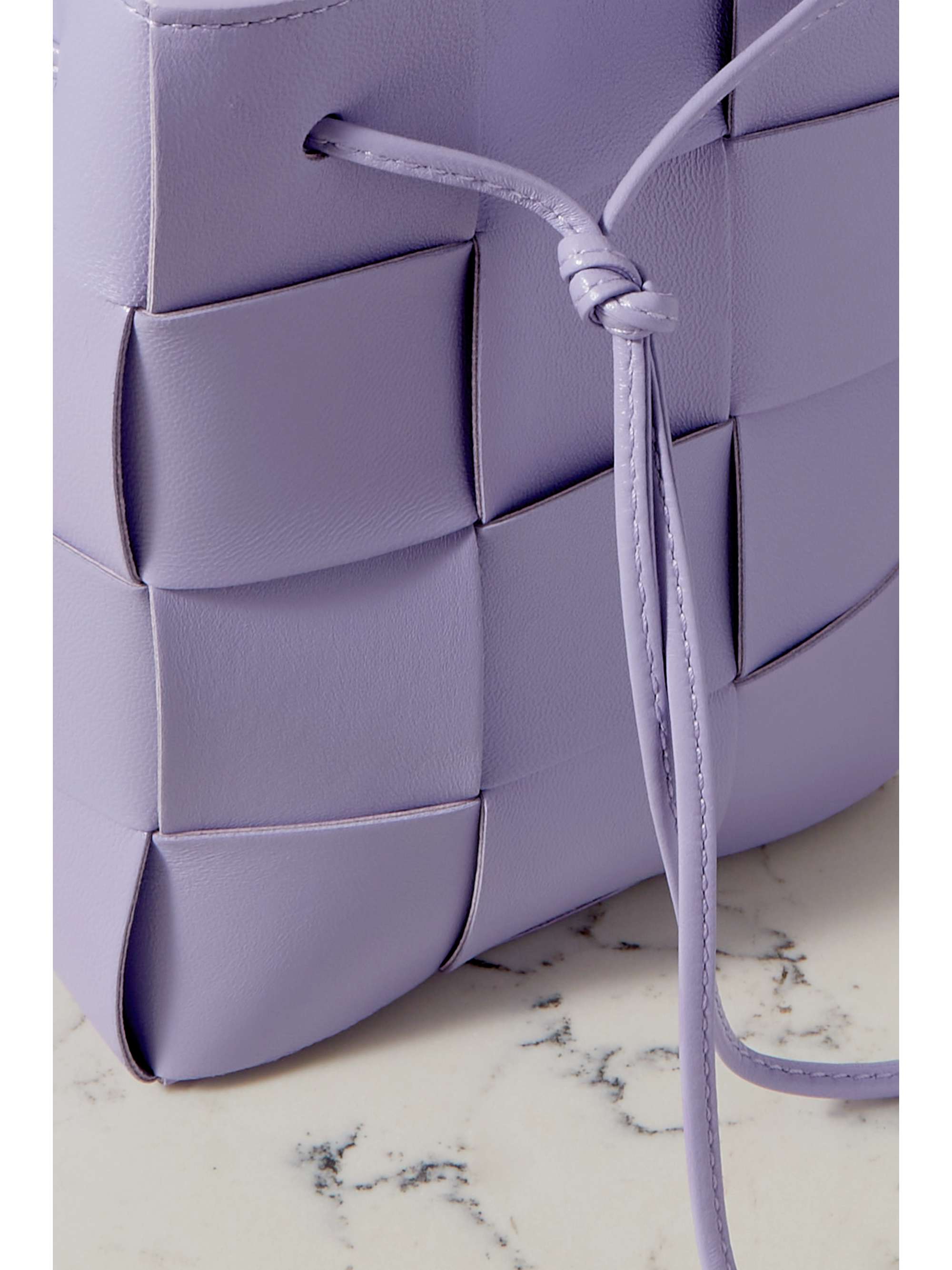 BOTTEGA VENETA Cassette small intrecciato leather bucket bag