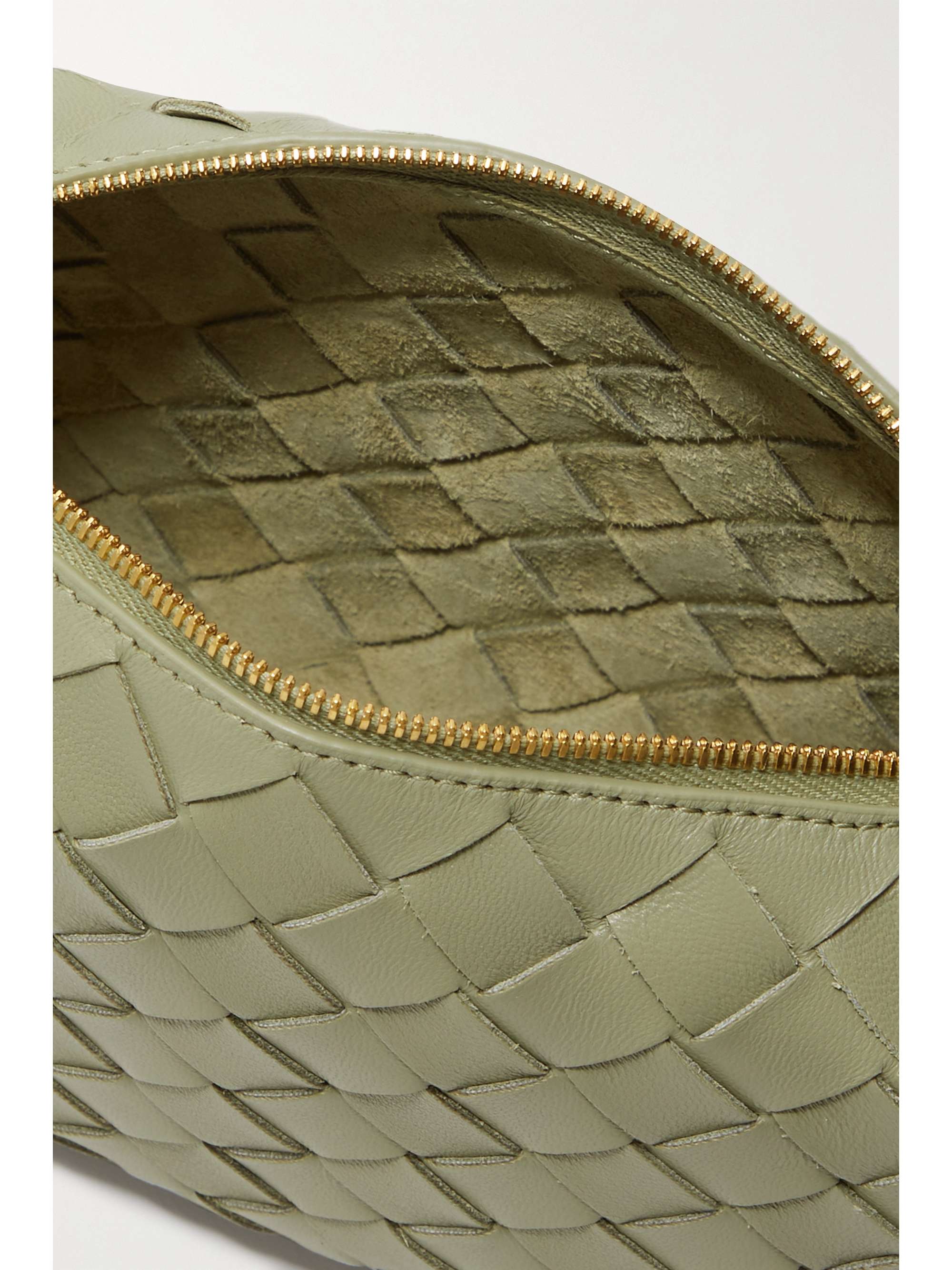 BOTTEGA VENETA Loop mini intrecciato leather shoulder bag | NET-A-PORTER