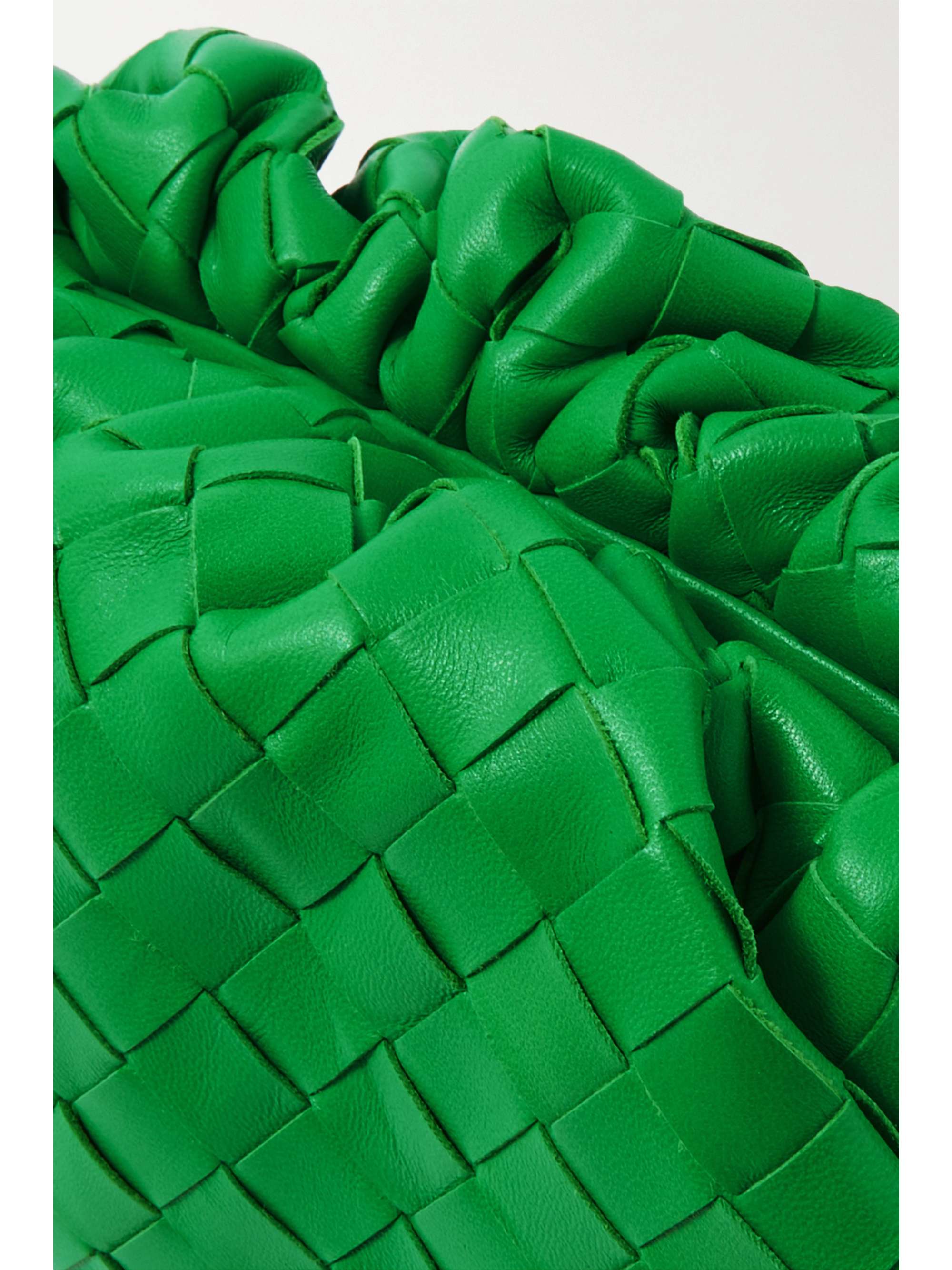BOTTEGA VENETA Teen Pouch small gathered intrecciato leather clutch