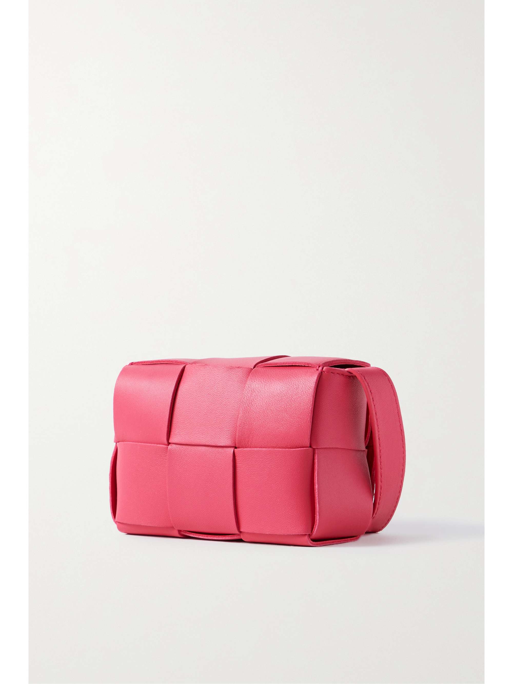 BOTTEGA VENETA Cassette mini intrecciato leather shoulder bag