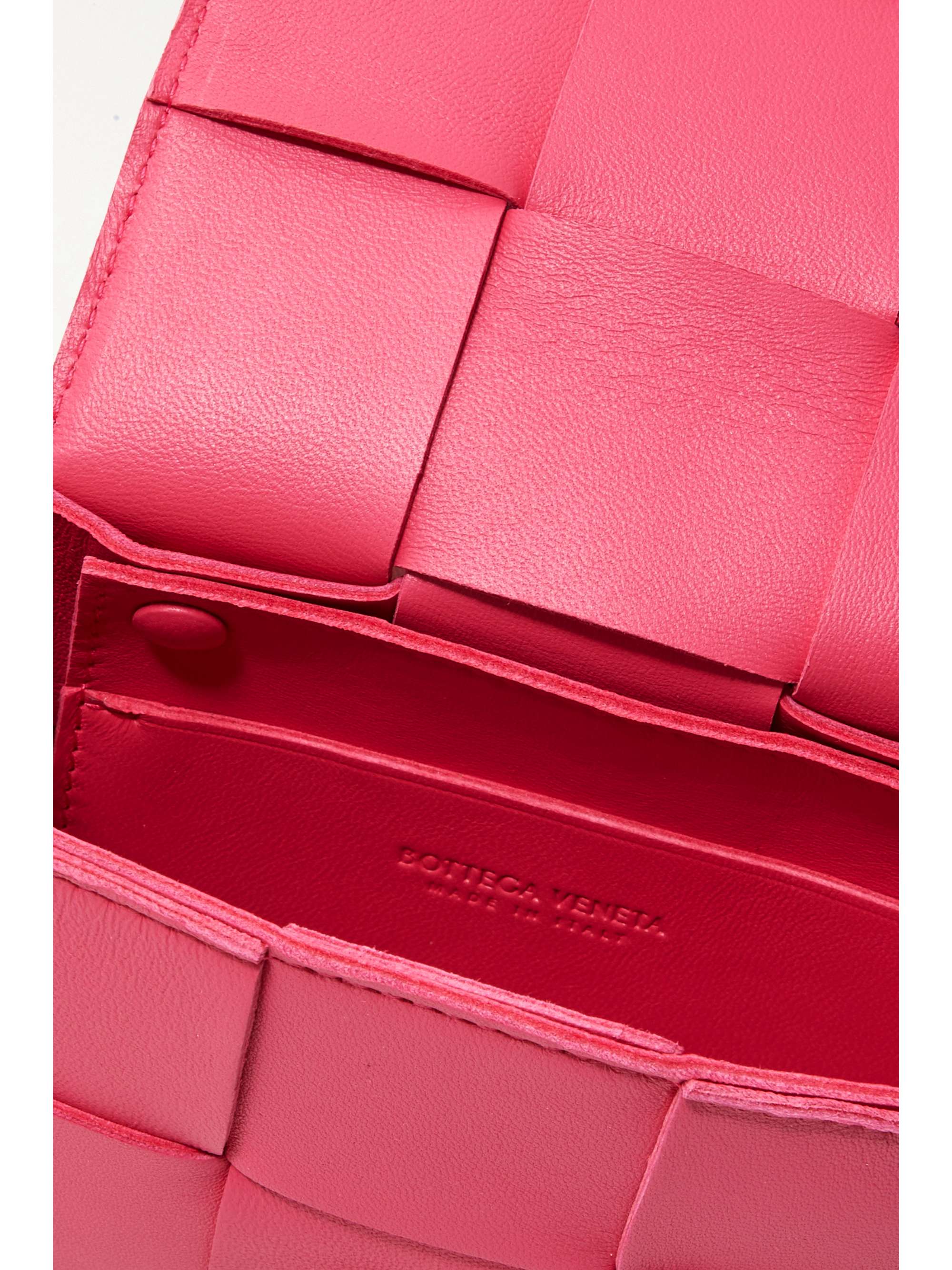 BOTTEGA VENETA Cassette mini intrecciato leather shoulder bag