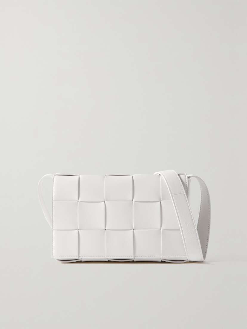 Bottega Veneta Cassette Medium Intrecciato Leather Shoulder Bag