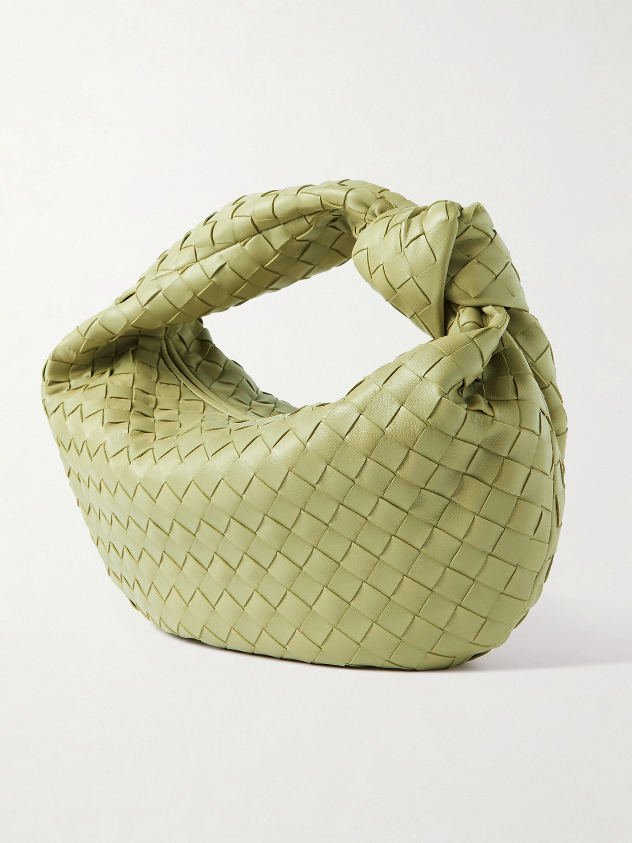 Jodie Small Intrecciato Leather Tote