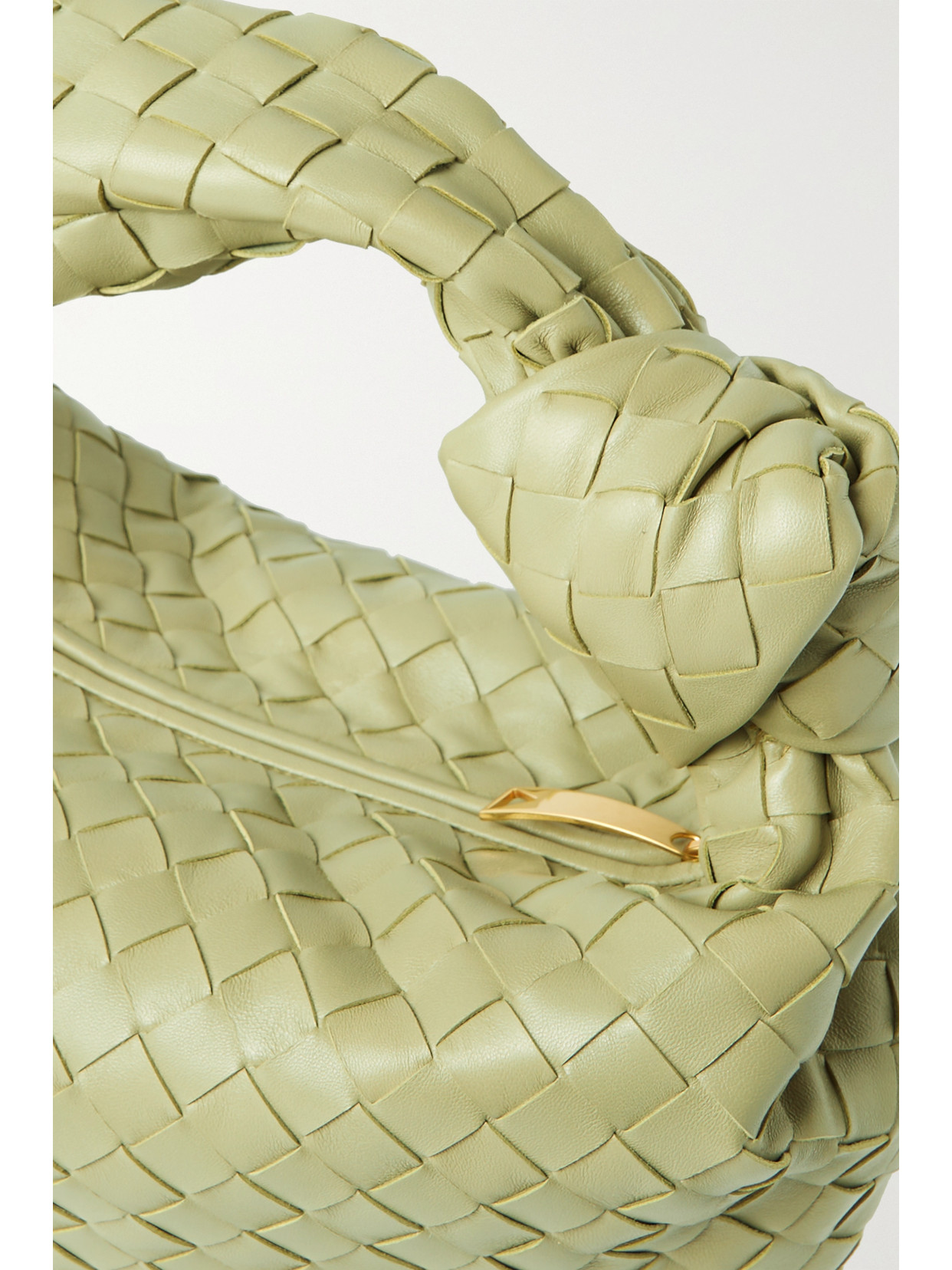 Jodie Small Intrecciato Leather Tote
