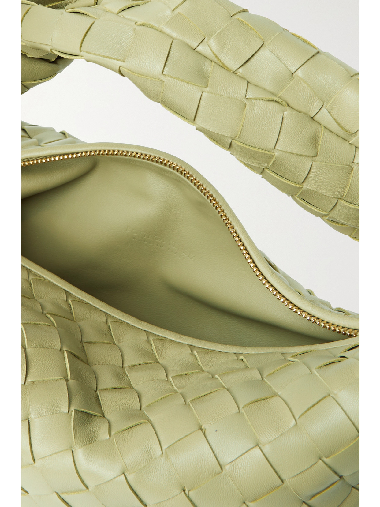 Jodie Small Intrecciato Leather Tote