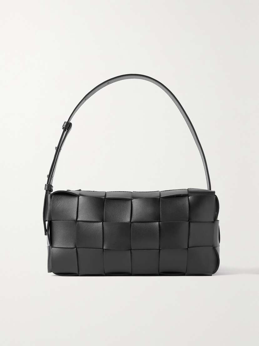Bottega Veneta Cassette Intrecciato Leather Shoulder Bag