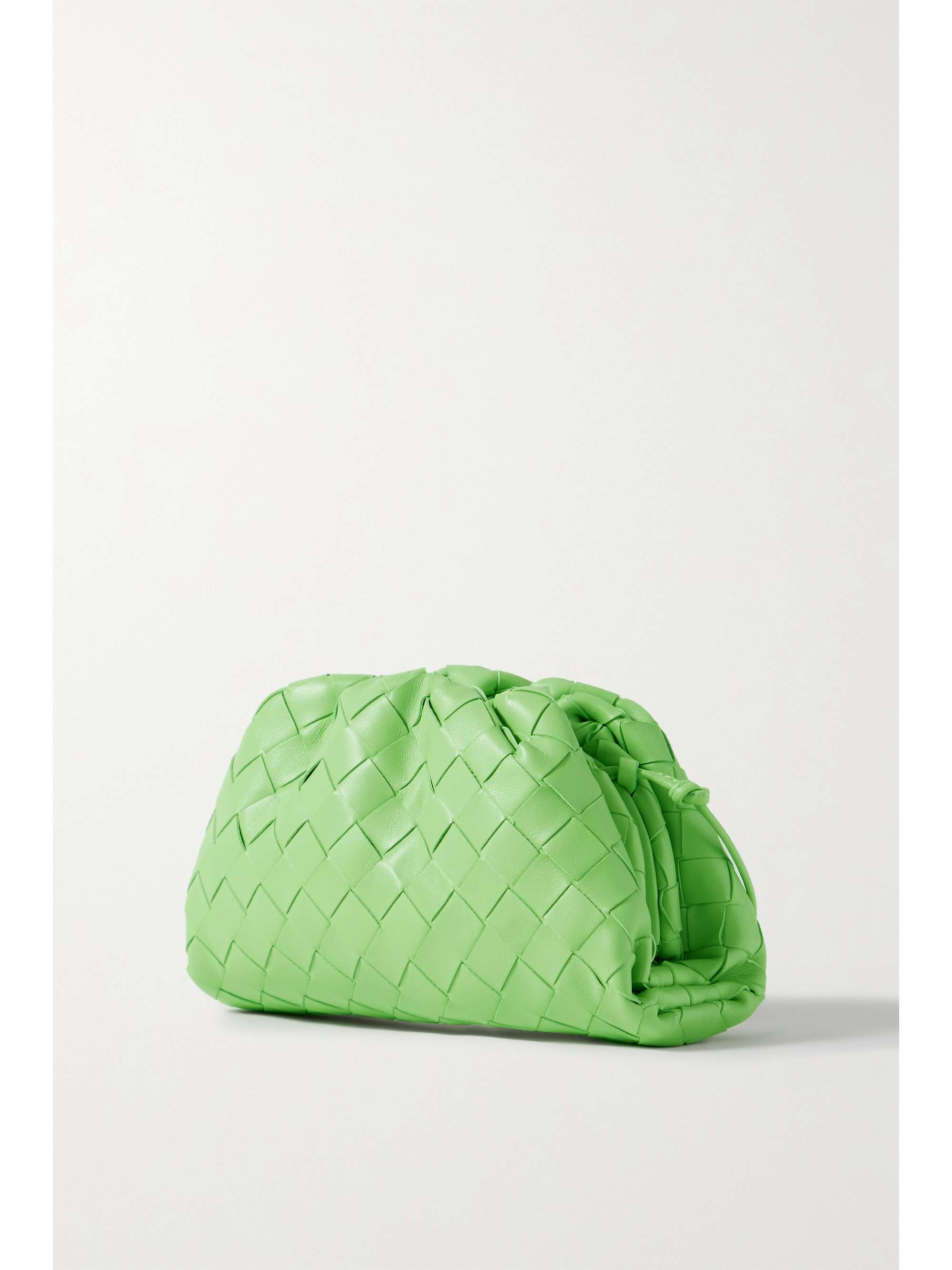 BOTTEGA VENETA The Pouch mini intrecciato leather clutch