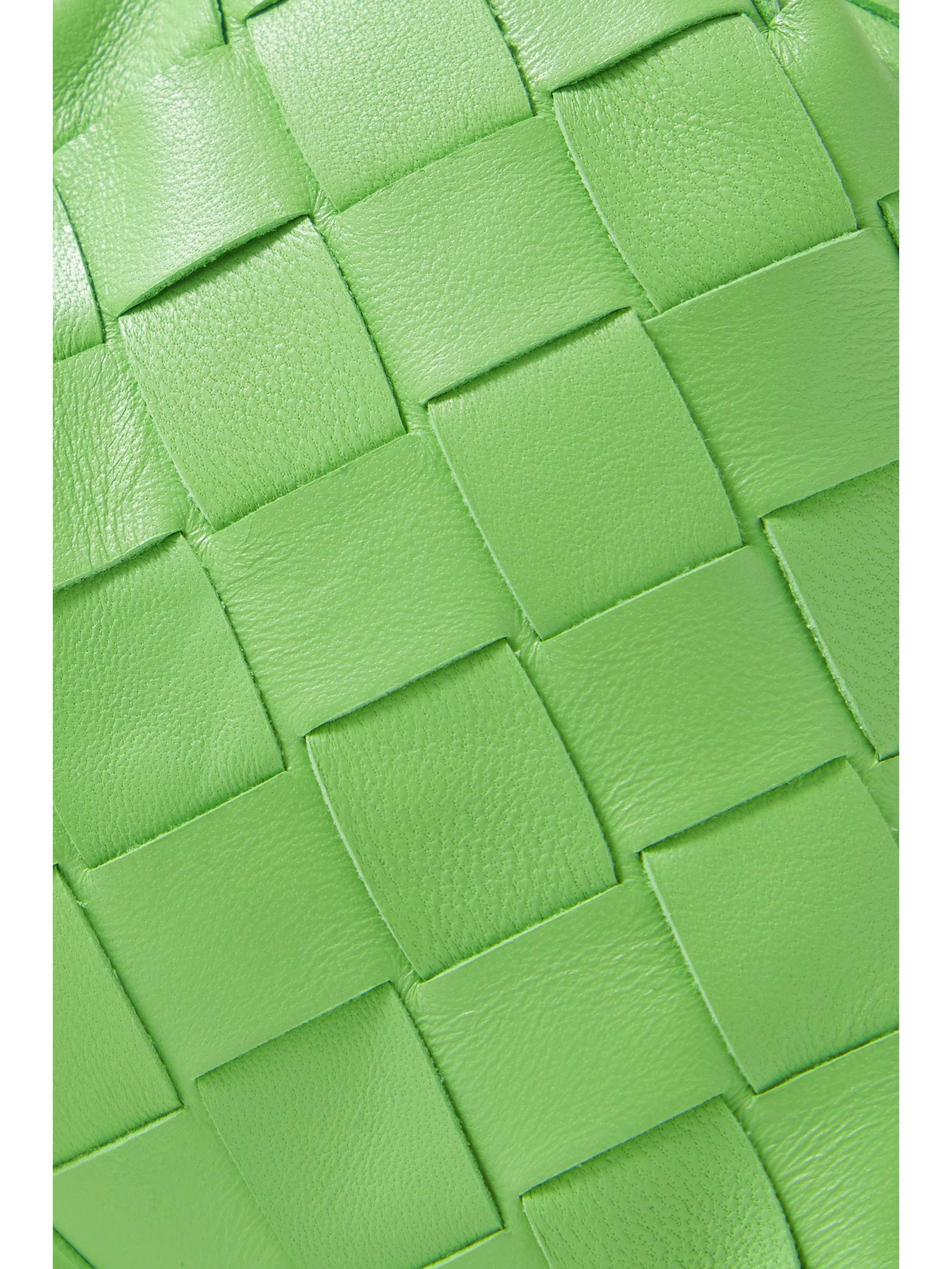 BOTTEGA VENETA The Pouch mini intrecciato leather clutch
