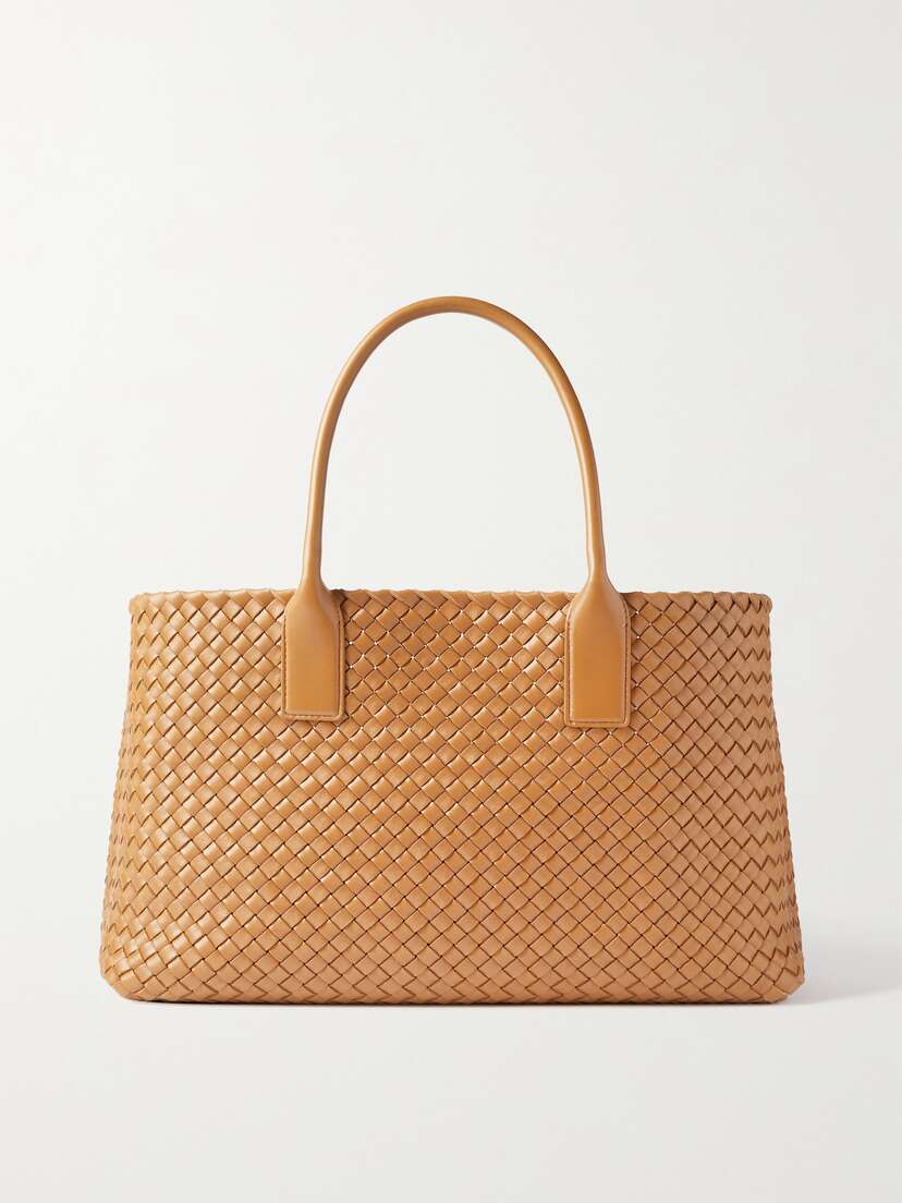 Bottega Veneta Cabat Mini Intrecciato Leather Tote