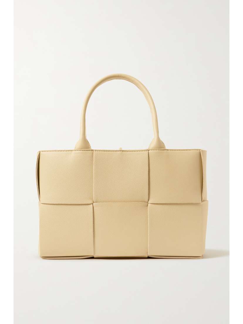 Bottega Veneta Arco Small Intrecciato Textured-leather Tote