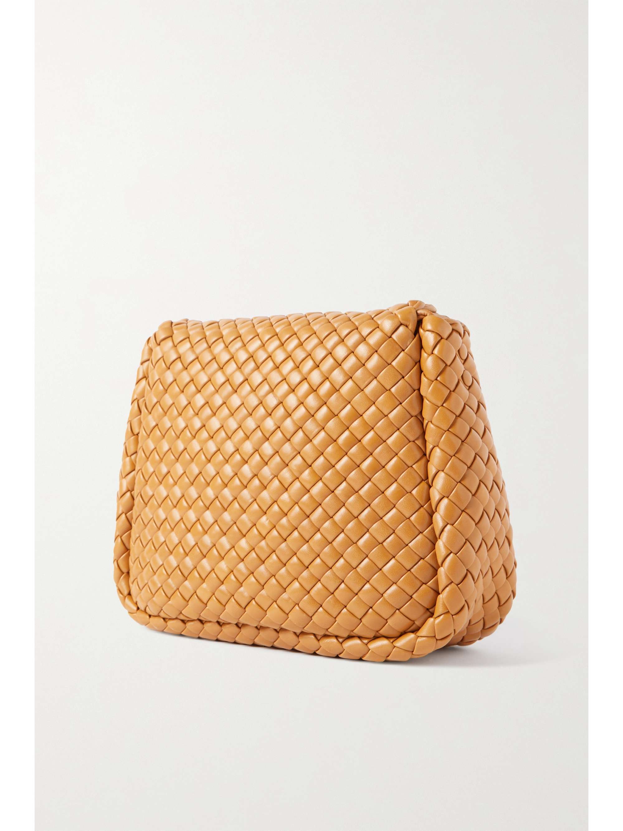 Bottega Veneta Intrecciato Woven Nappa Leather Flap Shoulder Bag