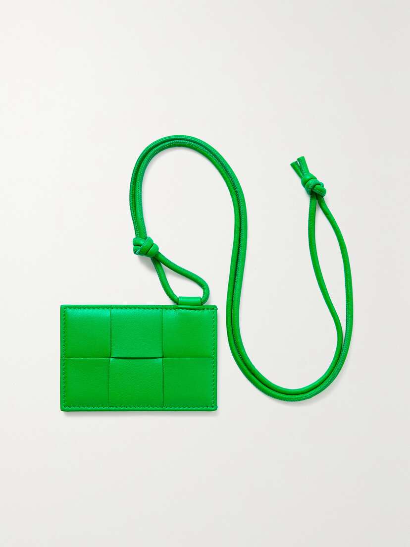 Bottega Veneta Cassette Intrecciato Leather Cardholder