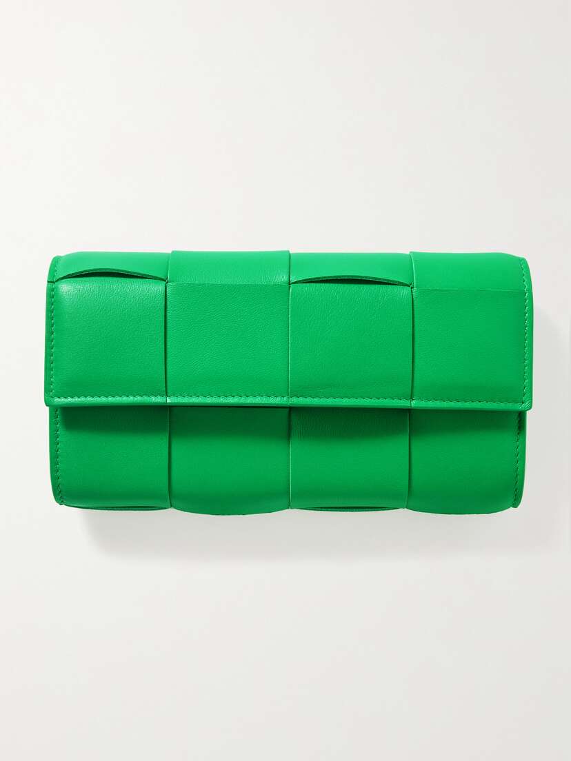 Bottega Veneta Cassette Intrecciato Leather Wallet