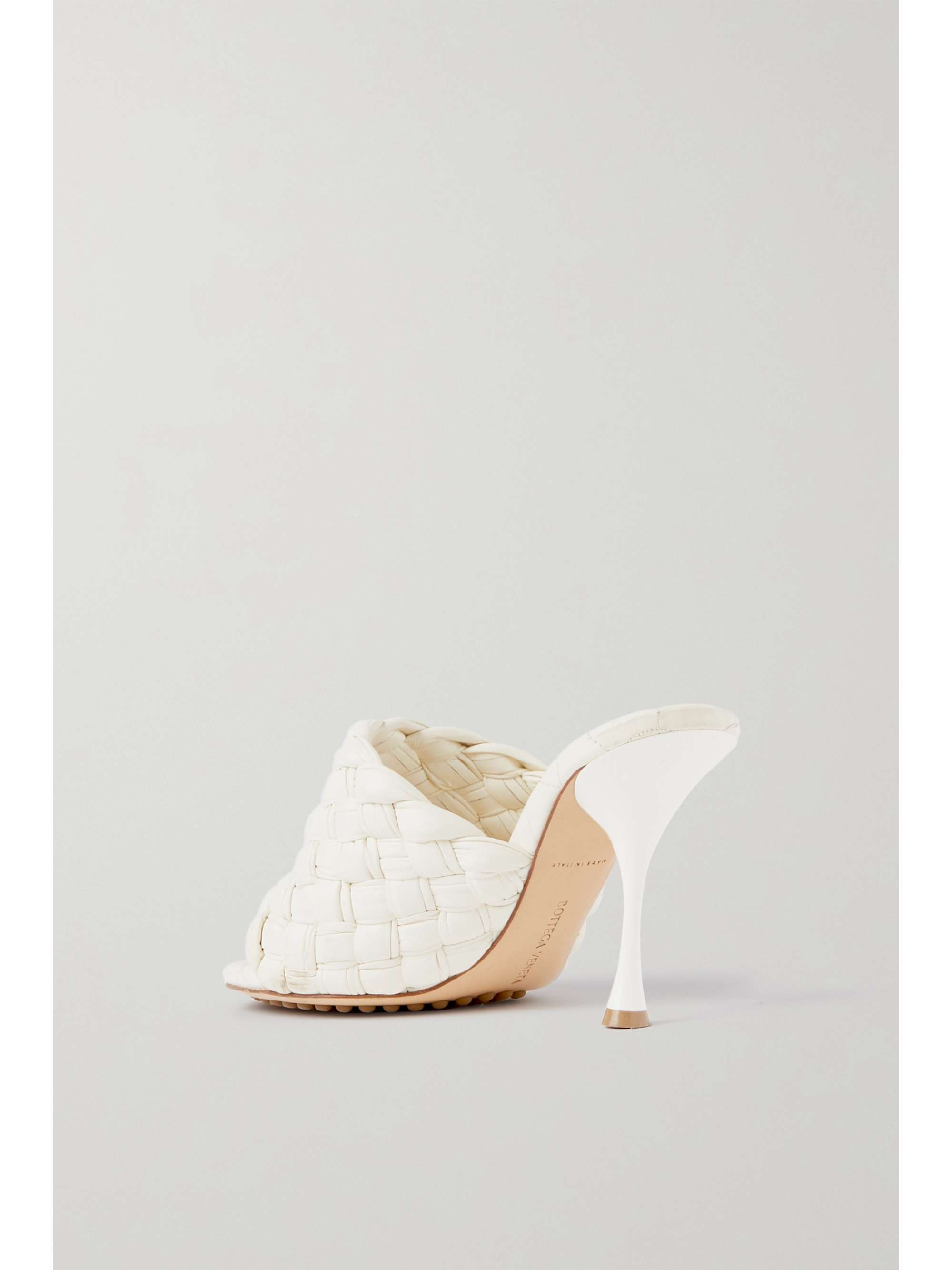 BOTTEGA VENETA Intrecciato leather mules