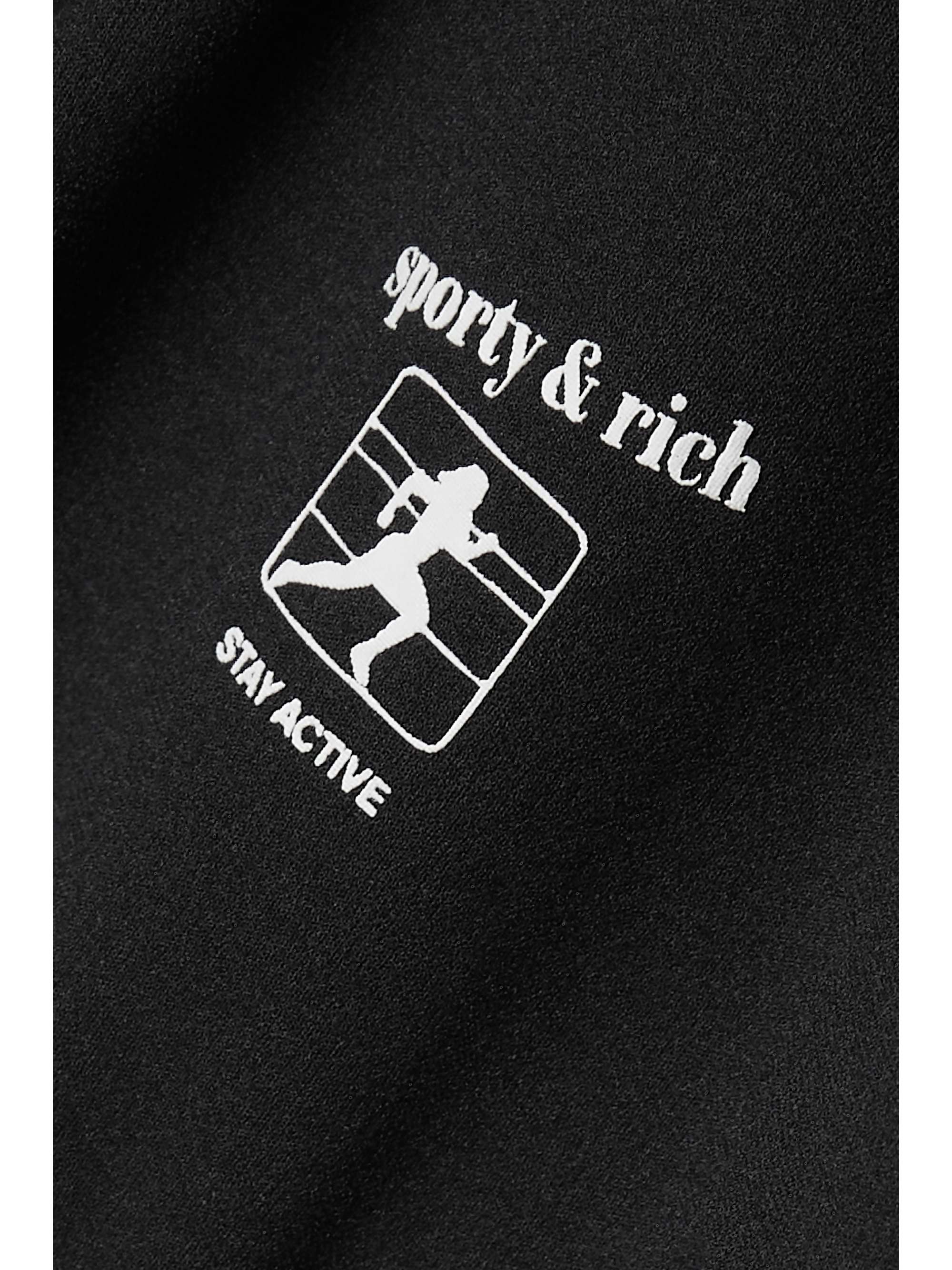 SPORTY & RICH حمالة صدر Billie الرياضية من قماش مطّاطي بطبعات