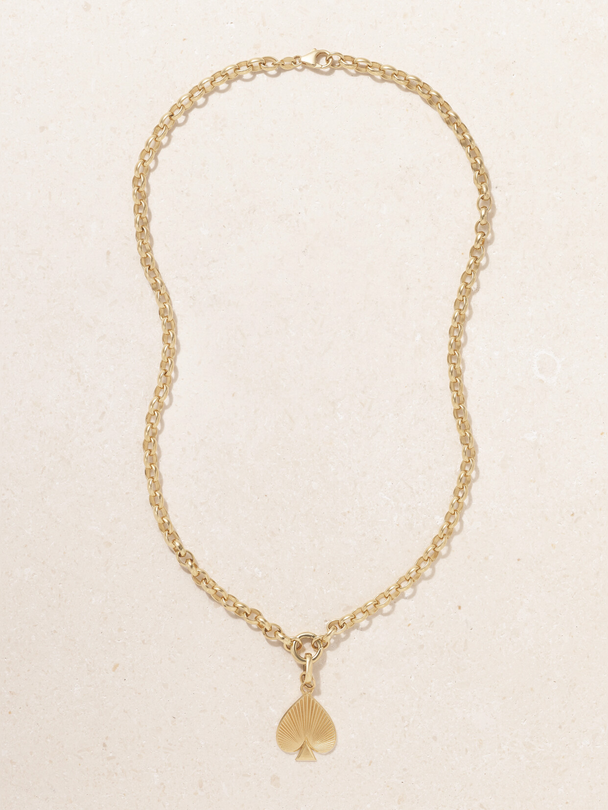Foundrae Reverie Spade 18-karat Necklace