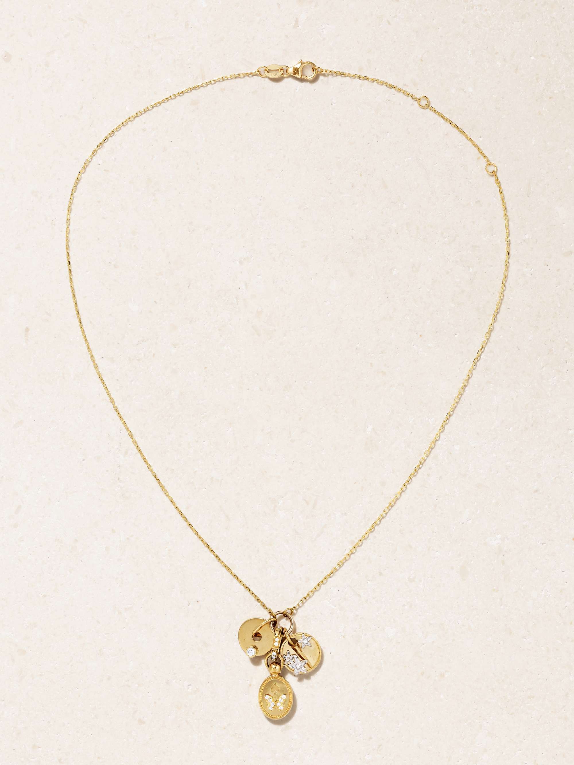 FOUNDRAE Reverie & Resilience 18-karat gold diamond necklace