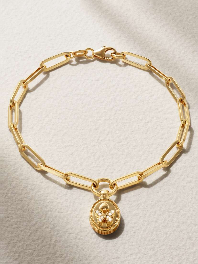 Foundrae Reverie 18-karat Gold Diamond Bracelet