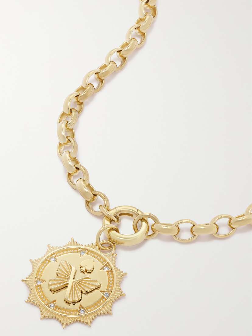 Foundrae Reverie 18-karat Gold Diamond Necklace