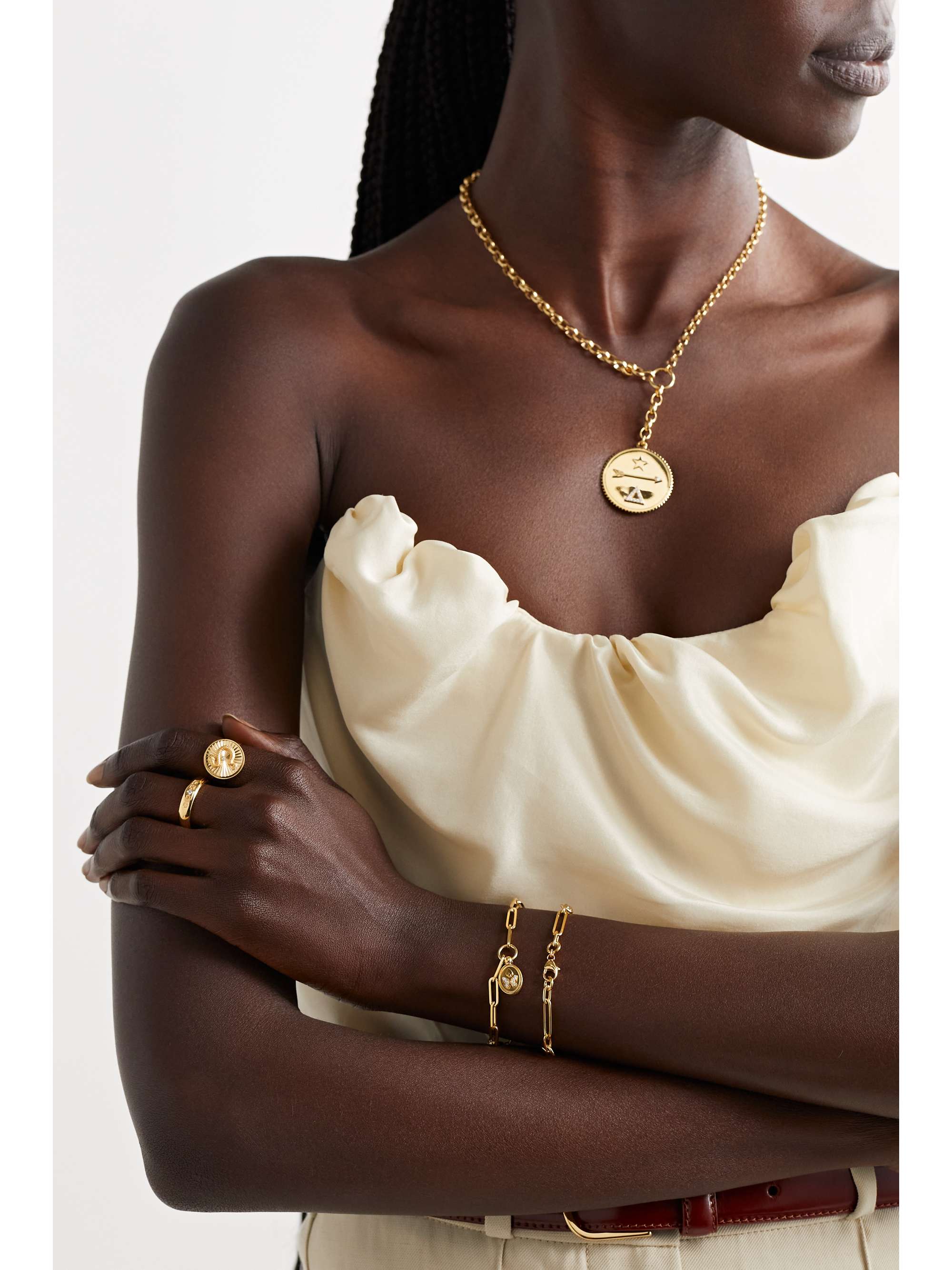 FOUNDRAE 18-karat gold diamond ring