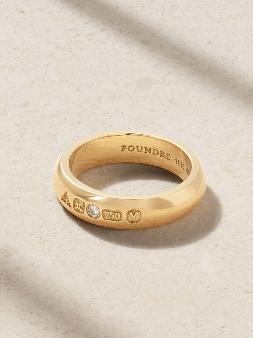 Foundrae 18-karat Gold Diamond Ring