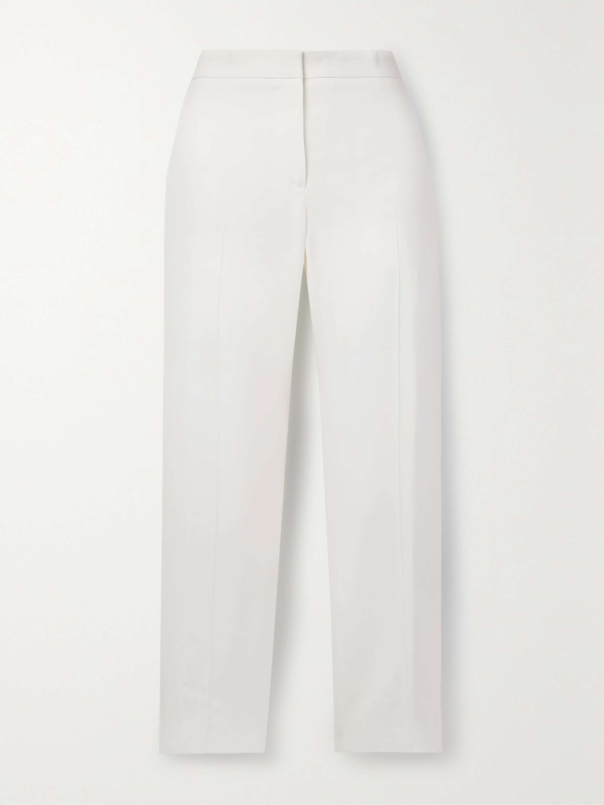 ALEXANDER MCQUEEN Crepe straight-leg pants | NET-A-PORTER
