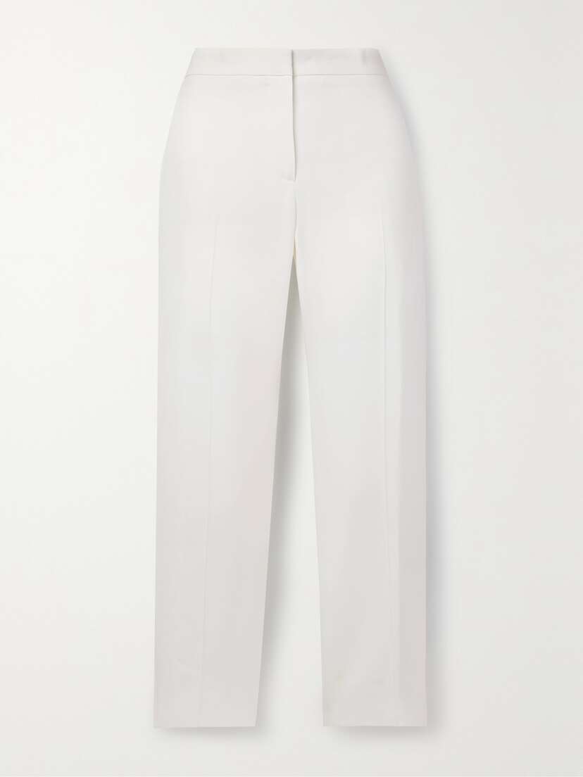 McQueen Crepe Straight-leg Pants