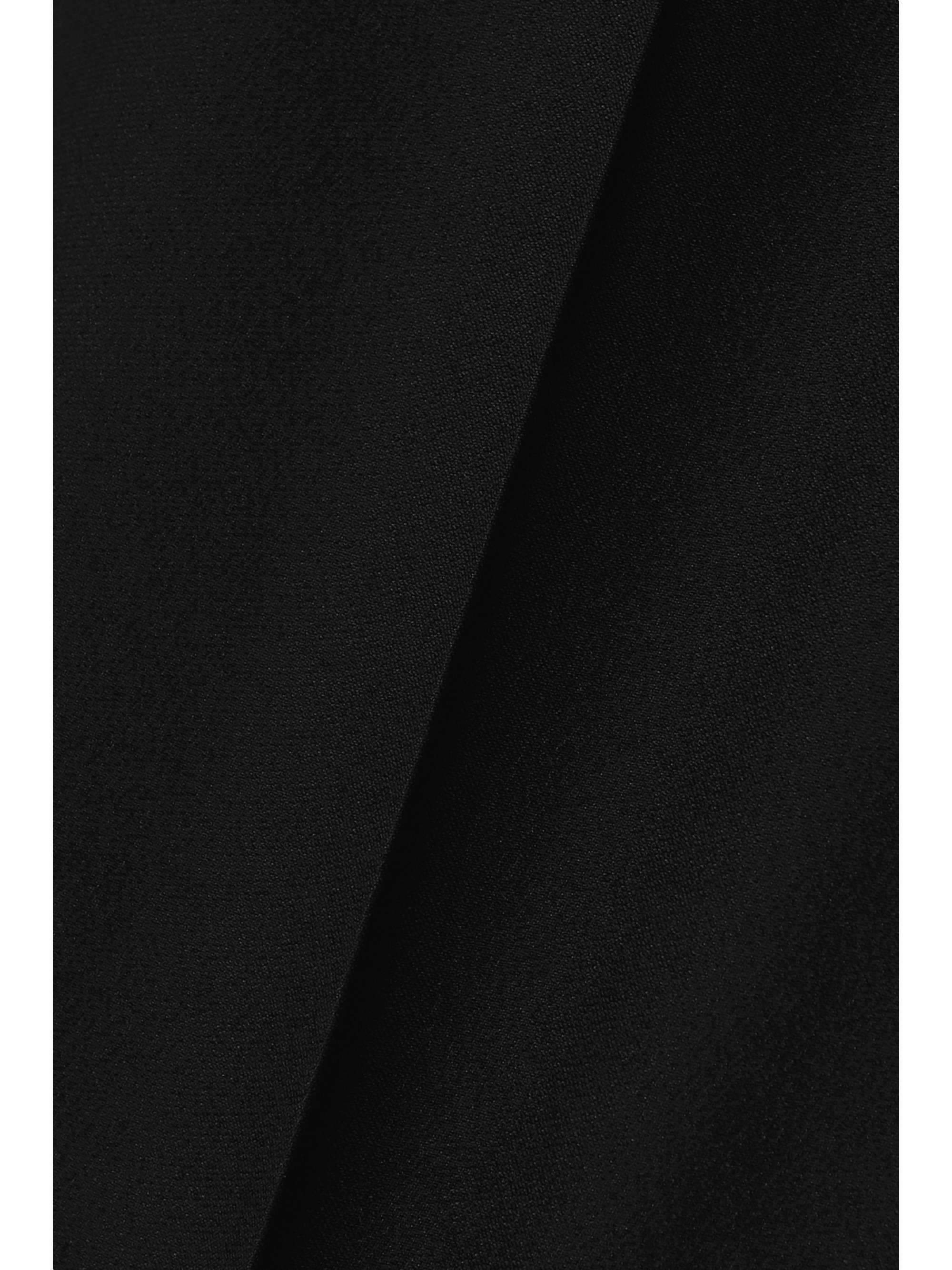 MCQUEEN Cropped woven straight-leg pants